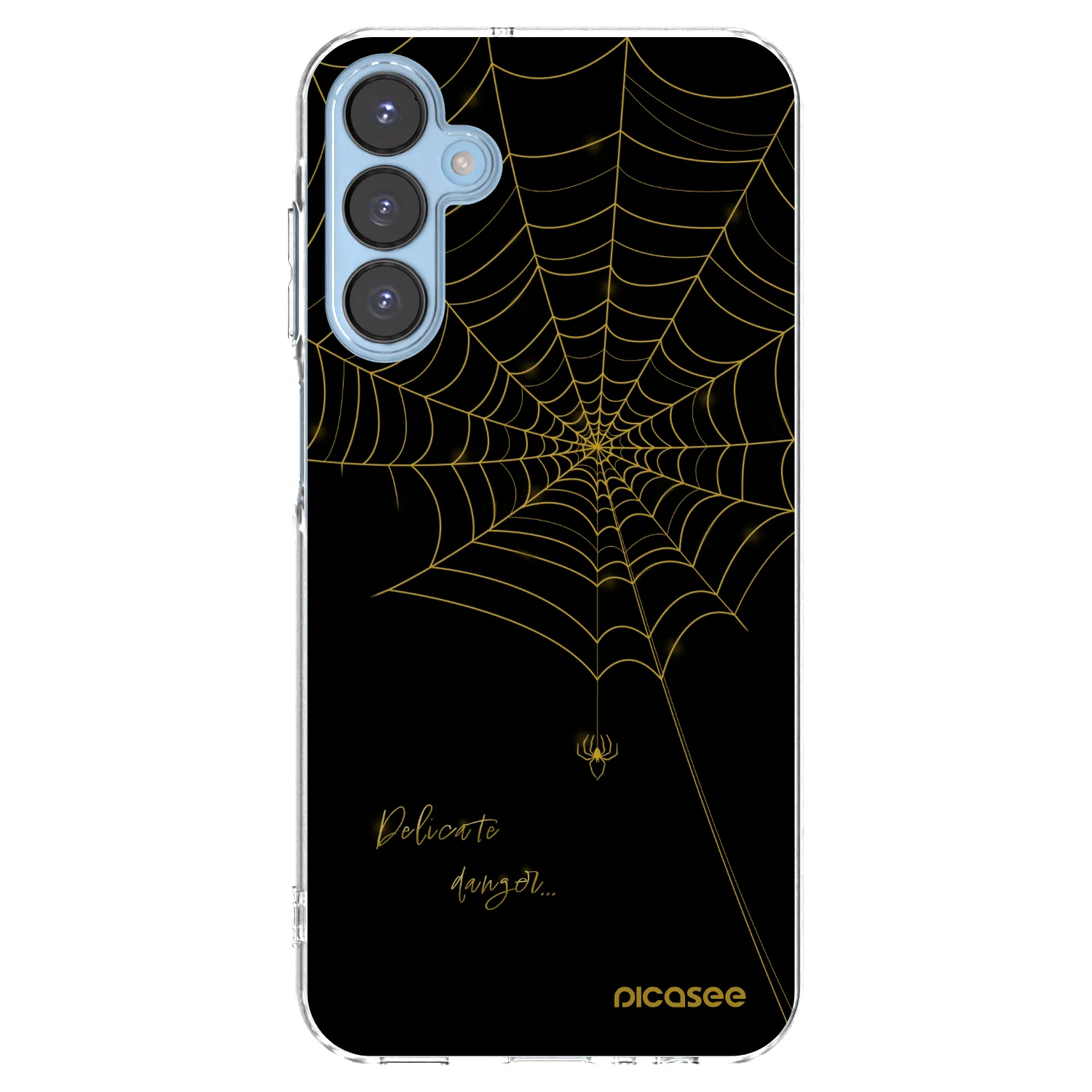 Picasee silikonski prozorni ovitek za Samsung Galaxy A15 A156B 5G - Delicate danger
