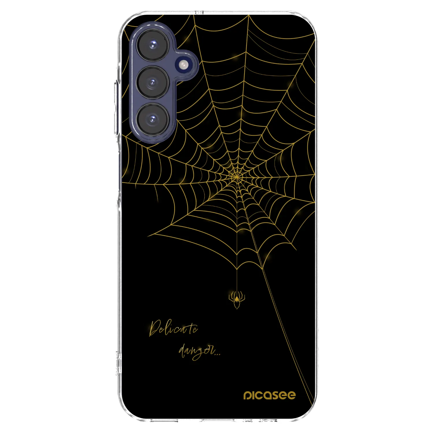 Picasee silikonski prozorni ovitek za Samsung Galaxy A15 A155F 4G - Delicate danger