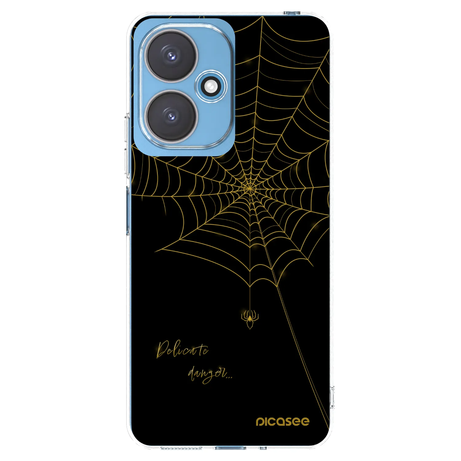 Picasee silikonski prozorni ovitek za Xiaomi Redmi 13C 5G - Delicate danger