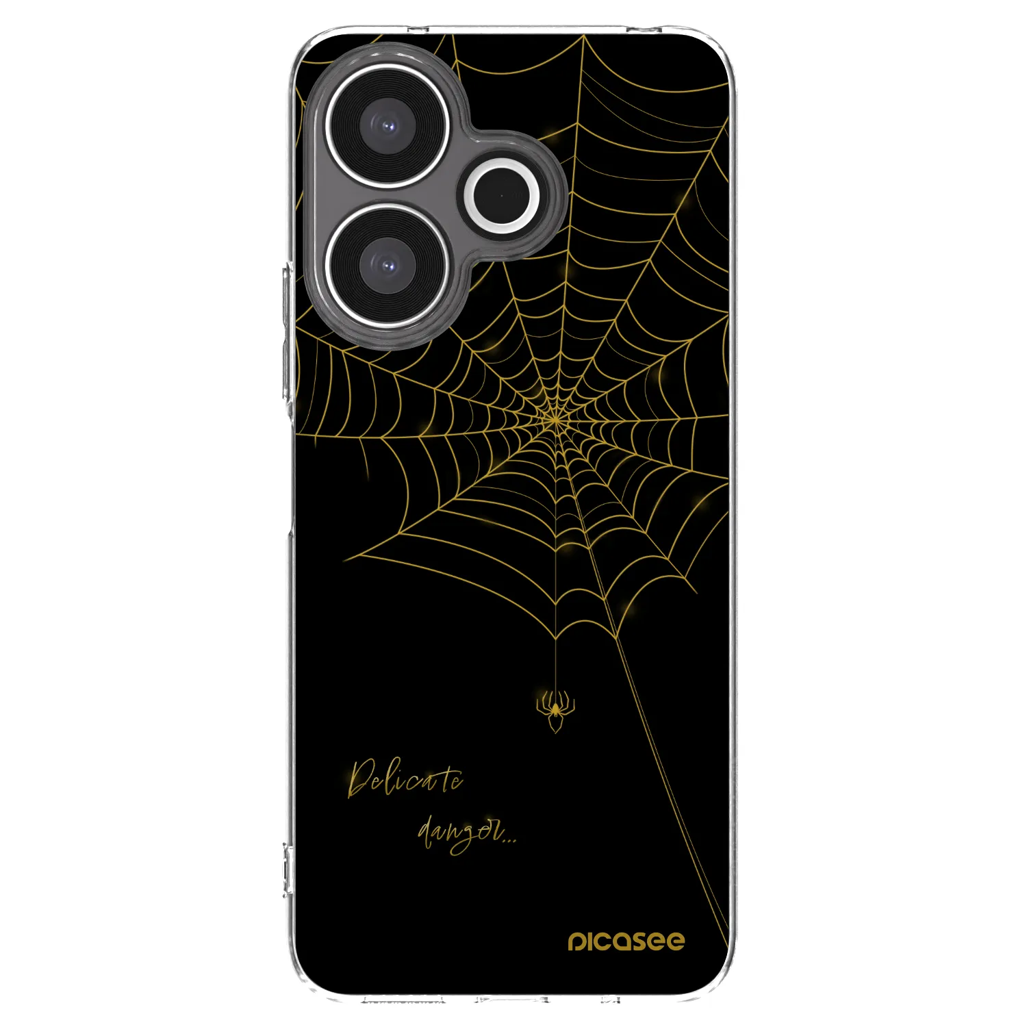 Picasee silikonski prozorni ovitek za Xiaomi Redmi 13 4G - Delicate danger