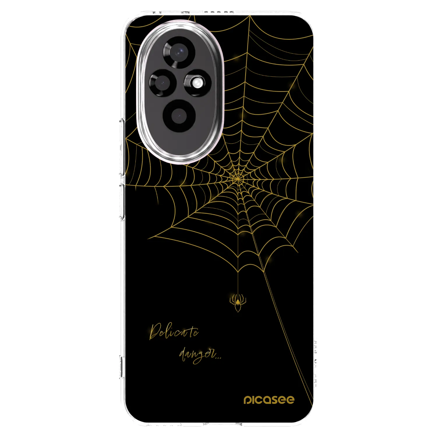 Picasee silikonski prozorni ovitek za Honor 200 5G - Delicate danger