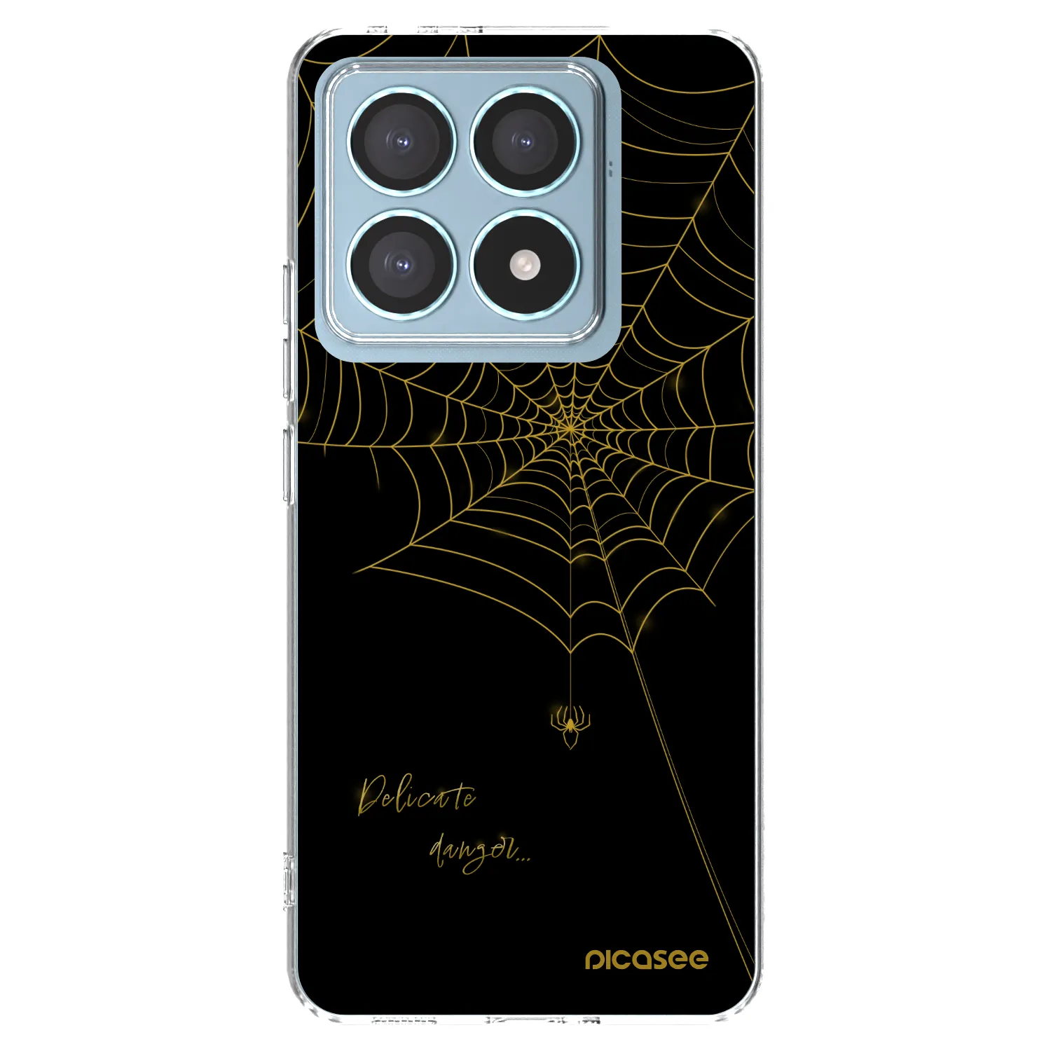 Picasee silikonski prozorni ovitek za Xiaomi 14T Pro - Delicate danger