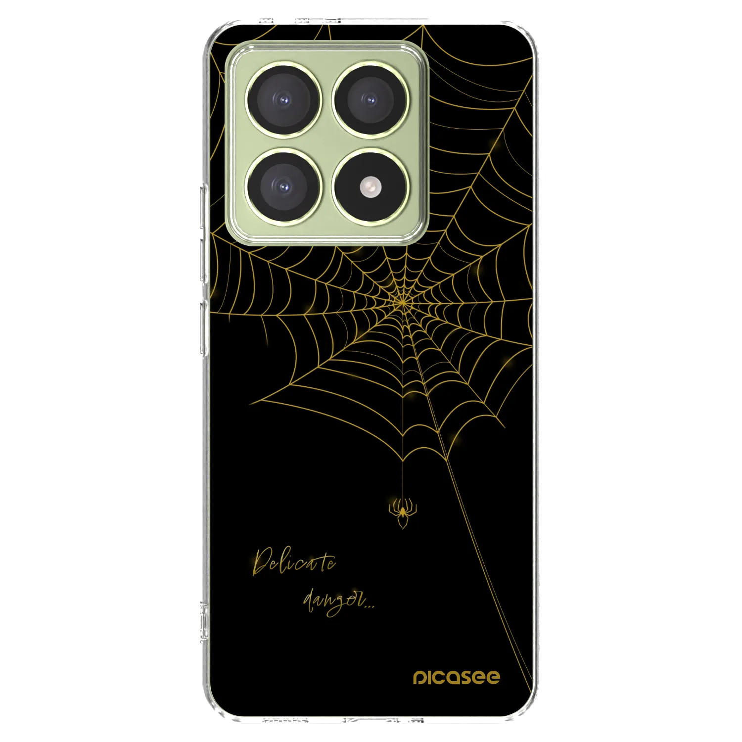 Picasee silikonski prozorni ovitek za Xiaomi 14T - Delicate danger