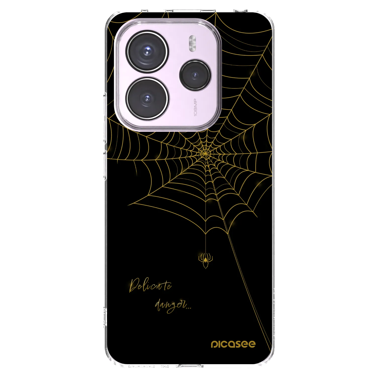 Picasee silikonski prozorni ovitek za Xiaomi Redmi Note 14 5G - Delicate danger