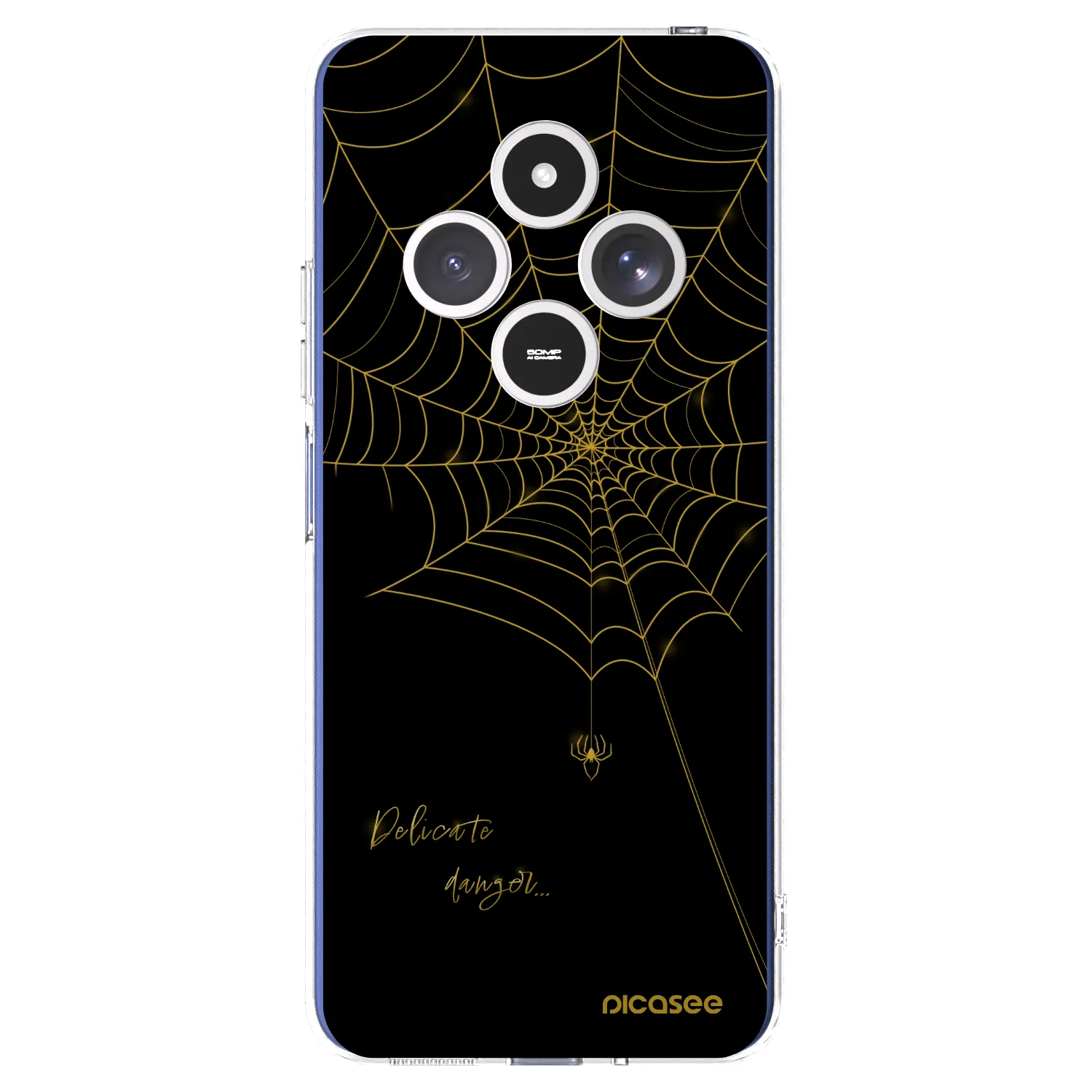 Picasee silikonski prozorni ovitek za Xiaomi Redmi 14C - Delicate danger