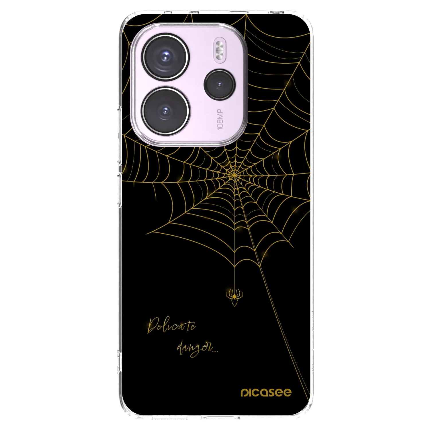Picasee silikonski prozorni ovitek za Xiaomi Redmi Note 14 4G - Delicate danger