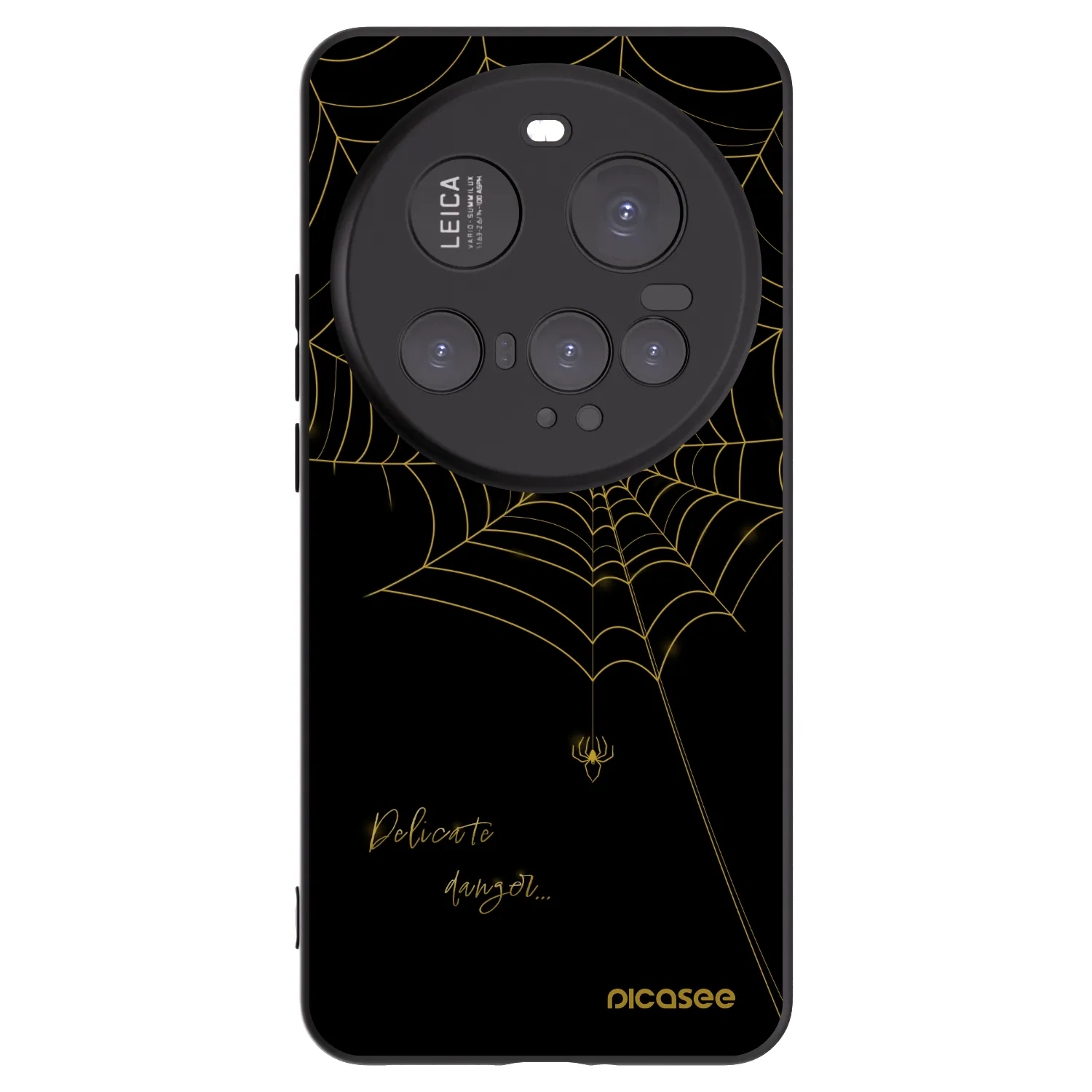 Picasee silikonski črni ovitek za Xiaomi 15 Ultra - Delicate danger