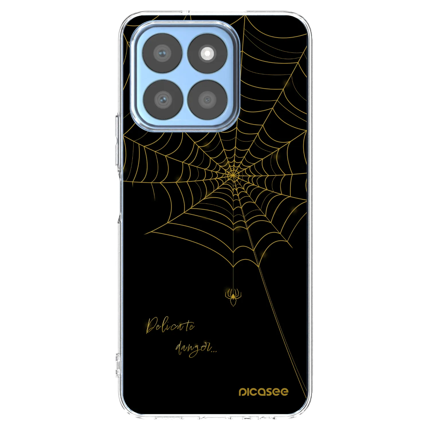 Picasee silikonski prozorni ovitek za Honor X8c - Delicate danger