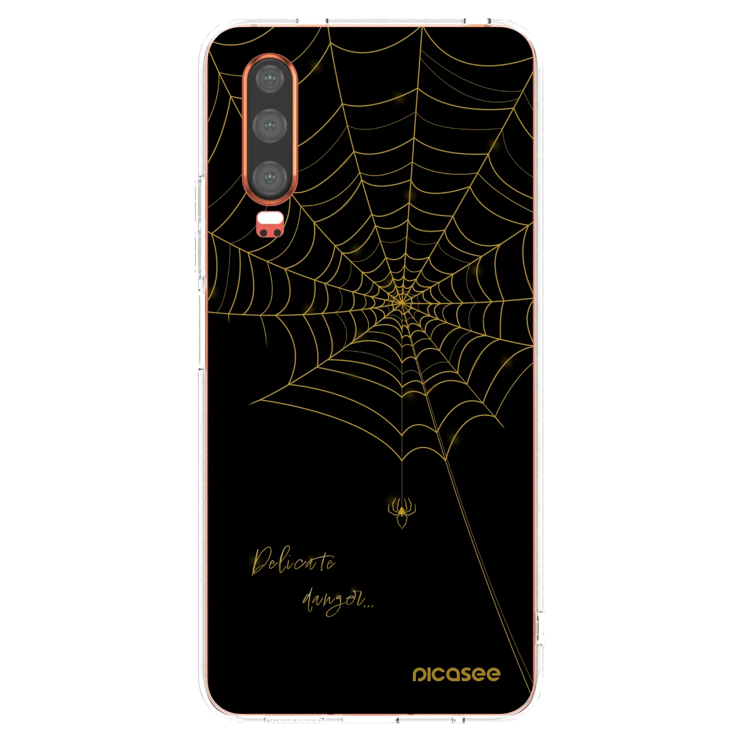 Picasee silikonski prozorni ovitek za Huawei P30 - Delicate danger