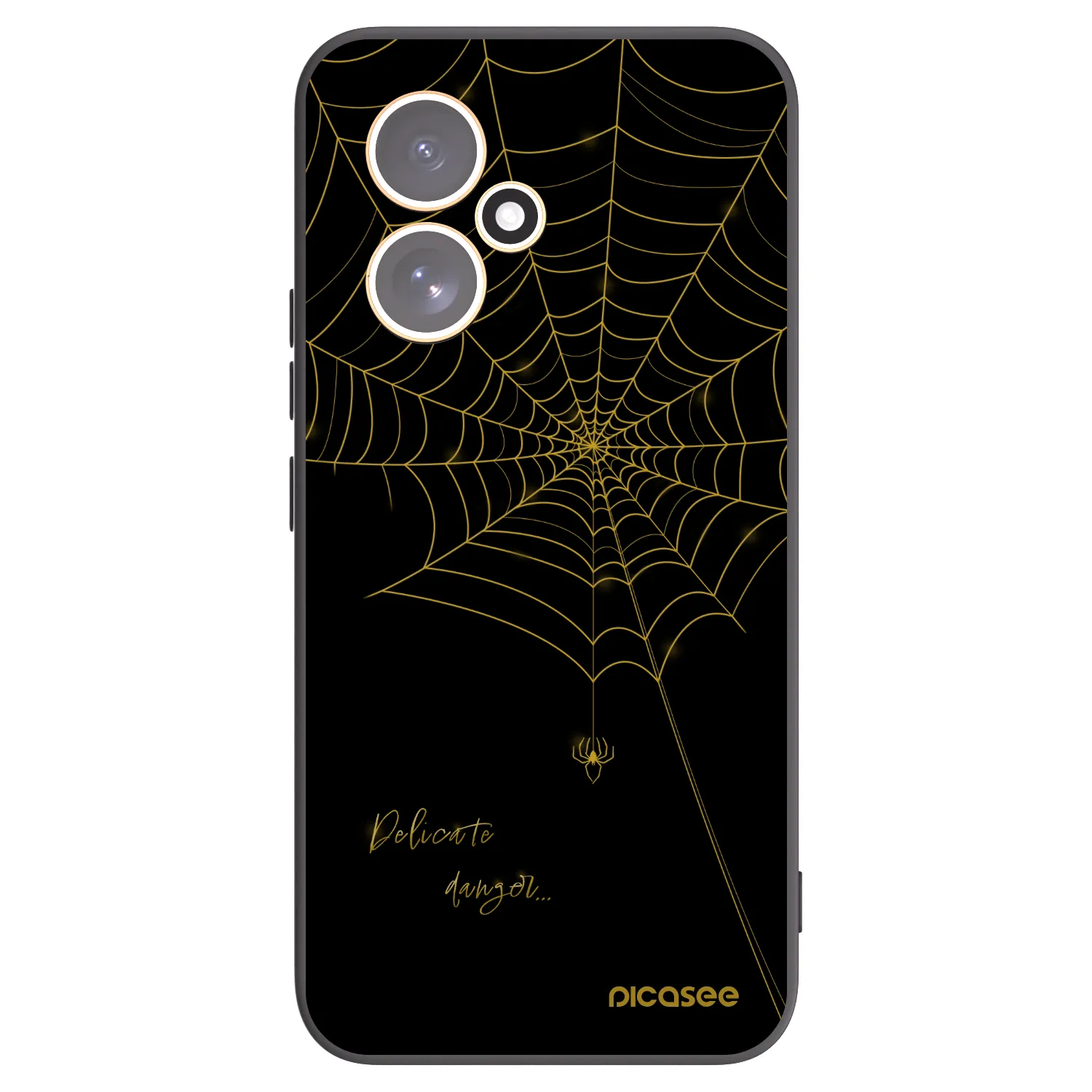 Picasee silikonski črni ovitek za Honor 400 5G - Delicate danger