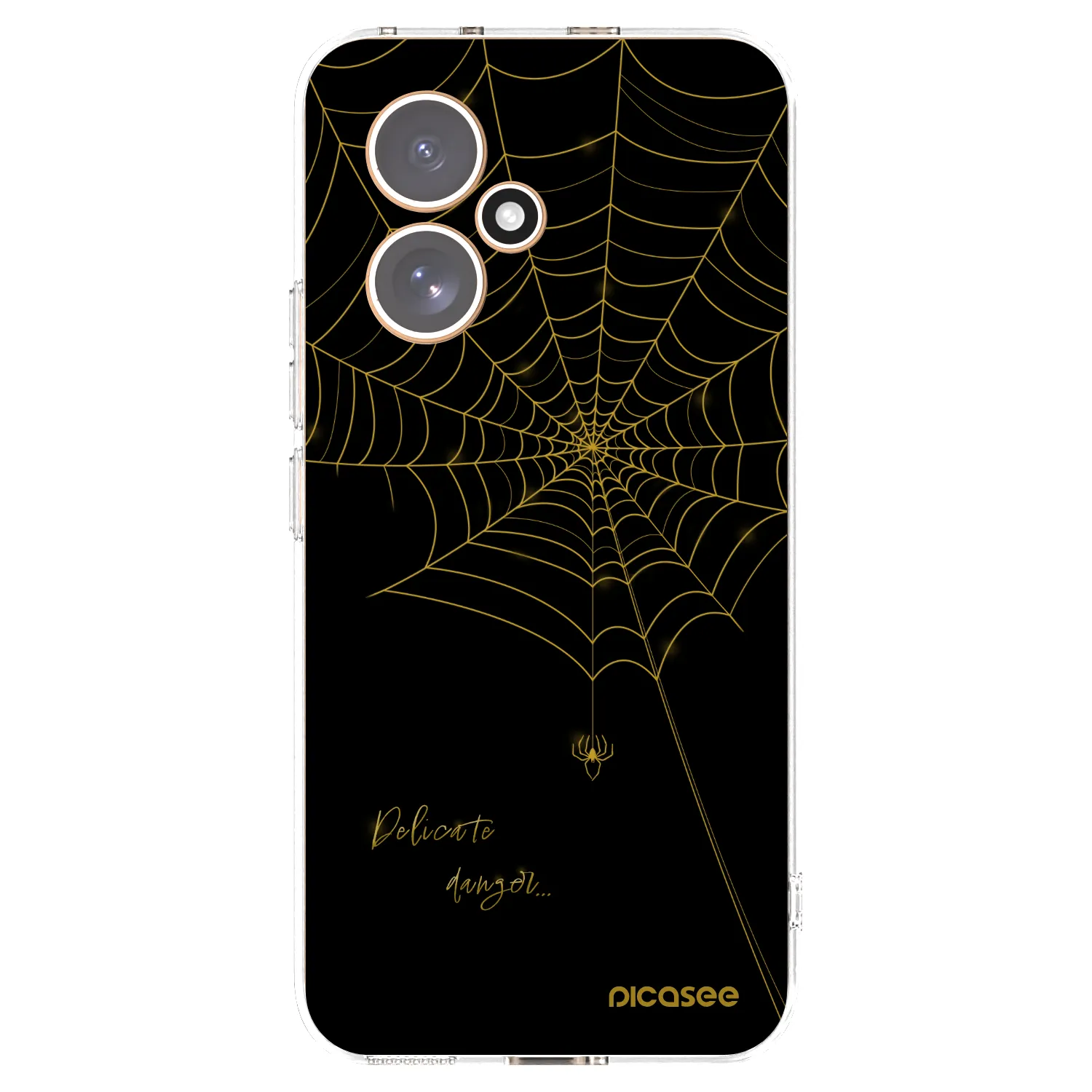 Picasee silikonski prozorni ovitek za Honor 400 5G - Delicate danger