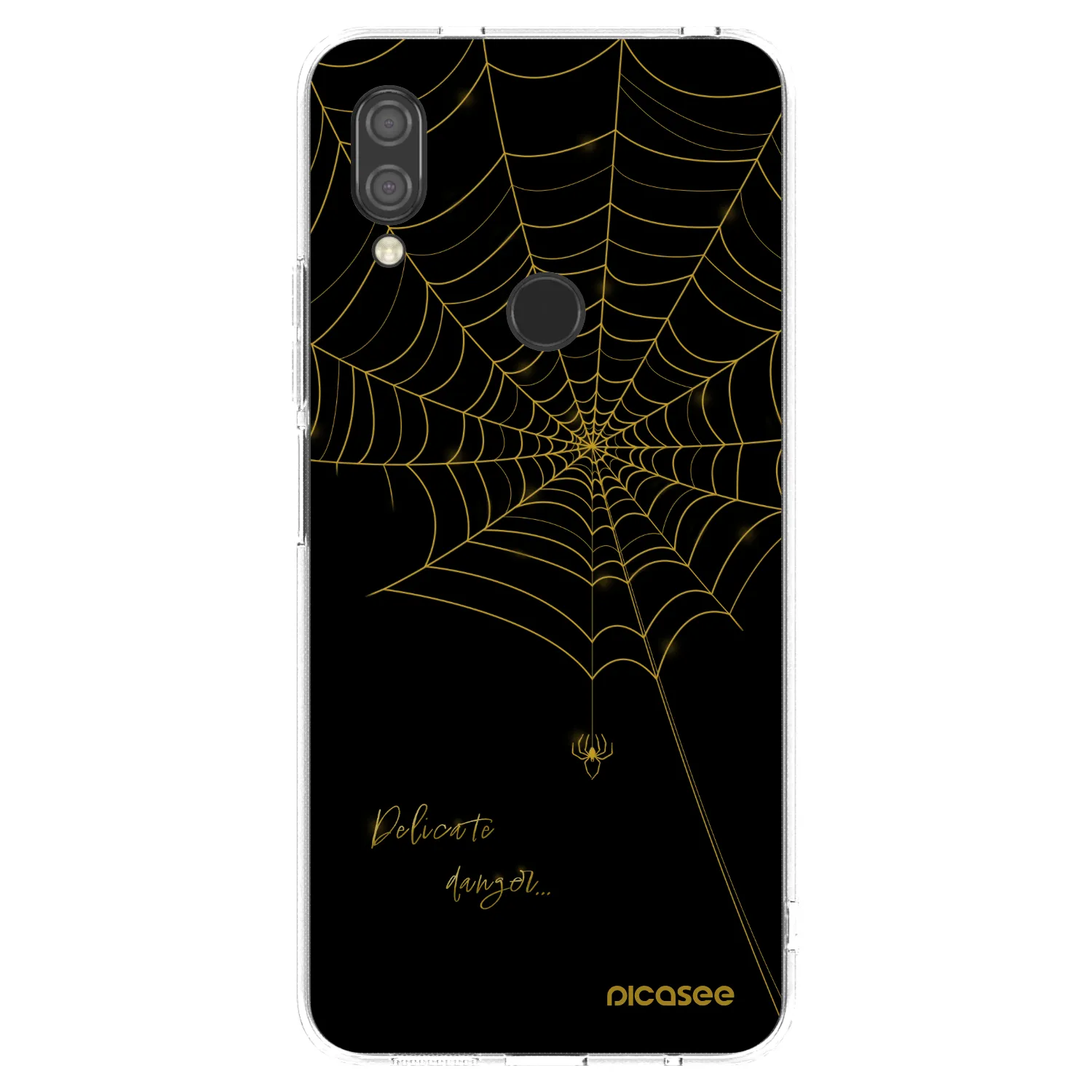 Picasee silikonski prozorni ovitek za Xiaomi Redmi 7 - Delicate danger