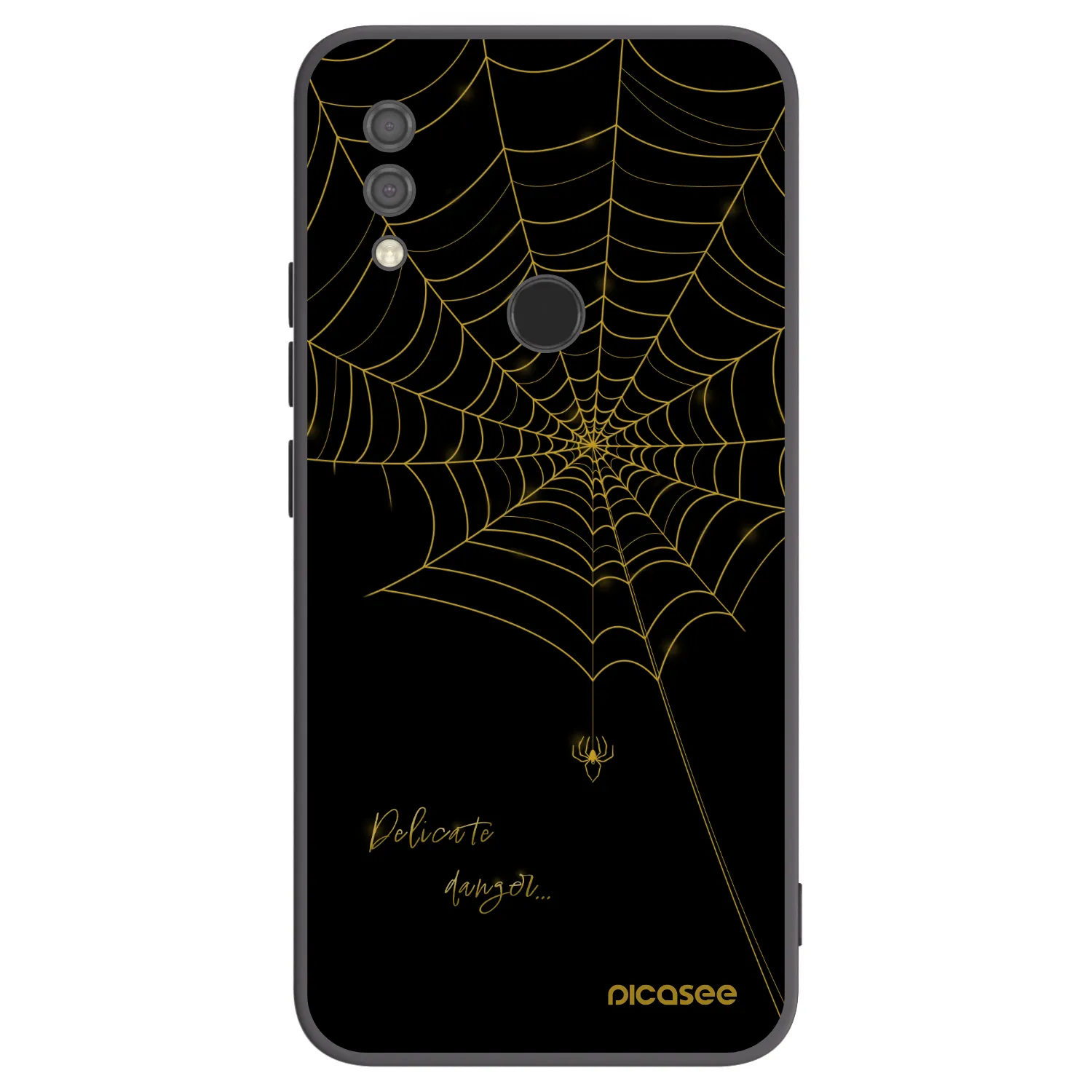 Picasee silikonski črni ovitek za Xiaomi Redmi 7 - Delicate danger