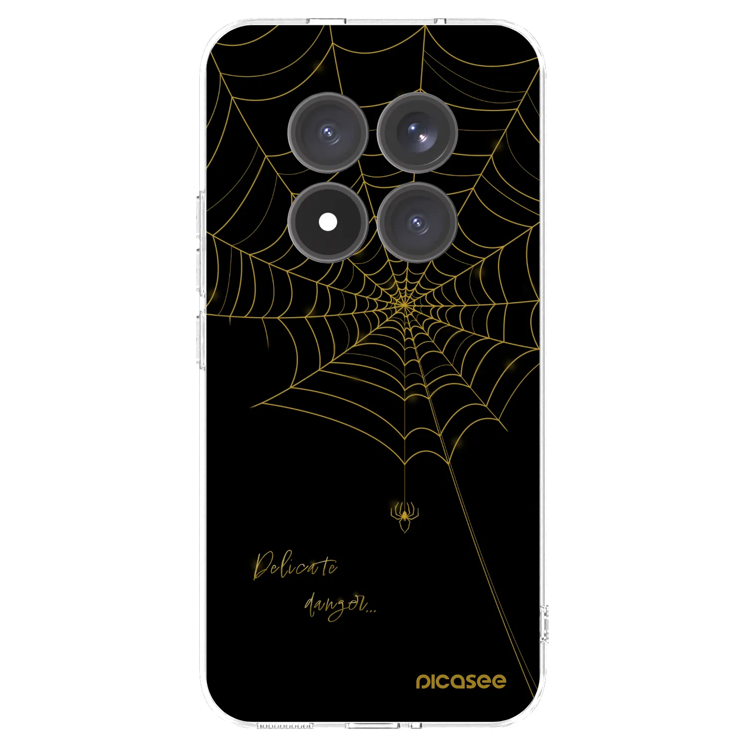 Picasee silikonski prozorni ovitek za Xiaomi Redmi Note 15 Pro+ - Delicate danger