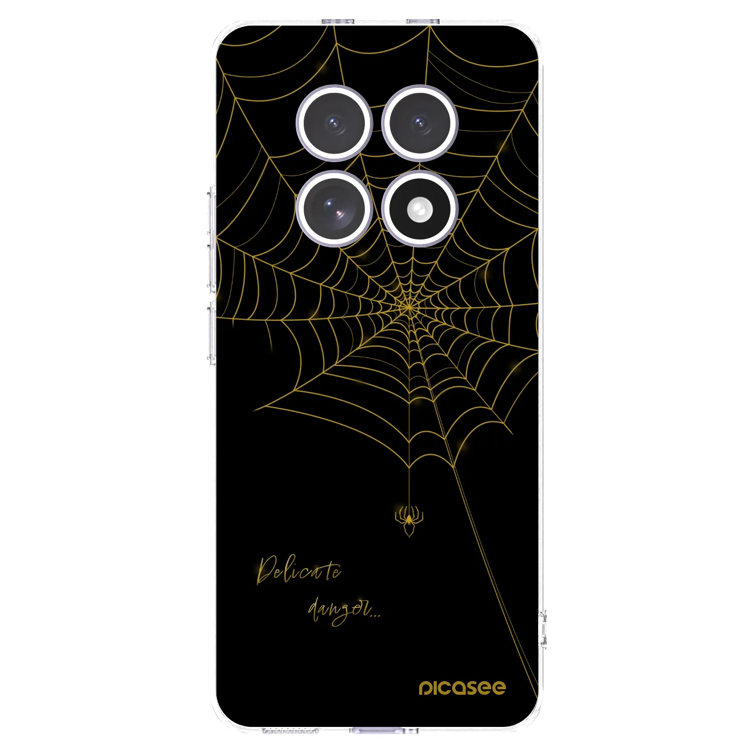 Picasee silikonski prozorni ovitek za Xiaomi Redmi Note 15 4G - Delicate danger