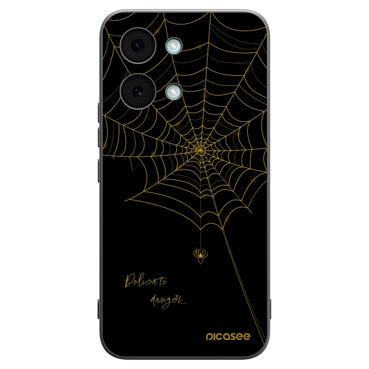 Picasee silikonski črni ovitek za Xiaomi Poco X8 Pro Max - Delicate danger