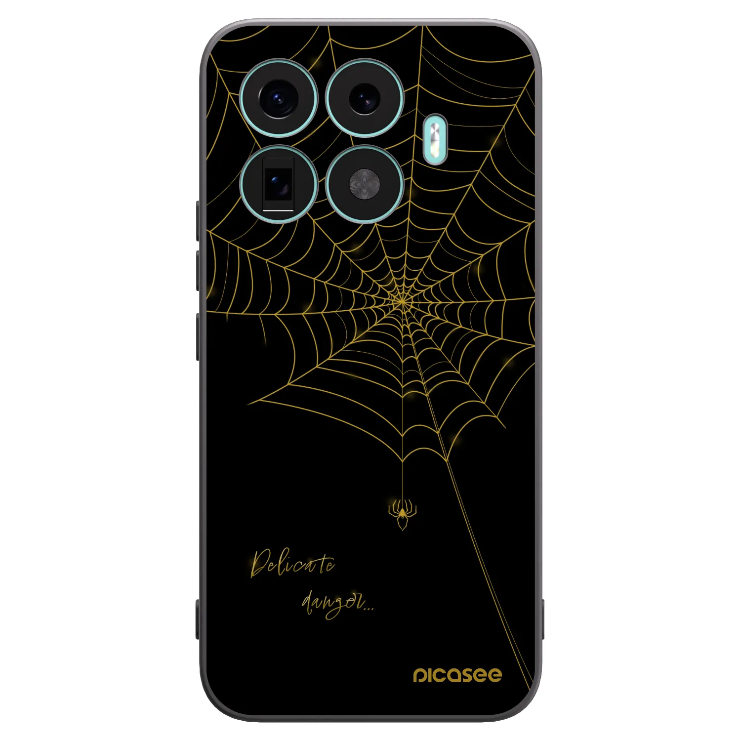 Picasee silikonski črni ovitek za Xiaomi 17T Pro - Delicate danger