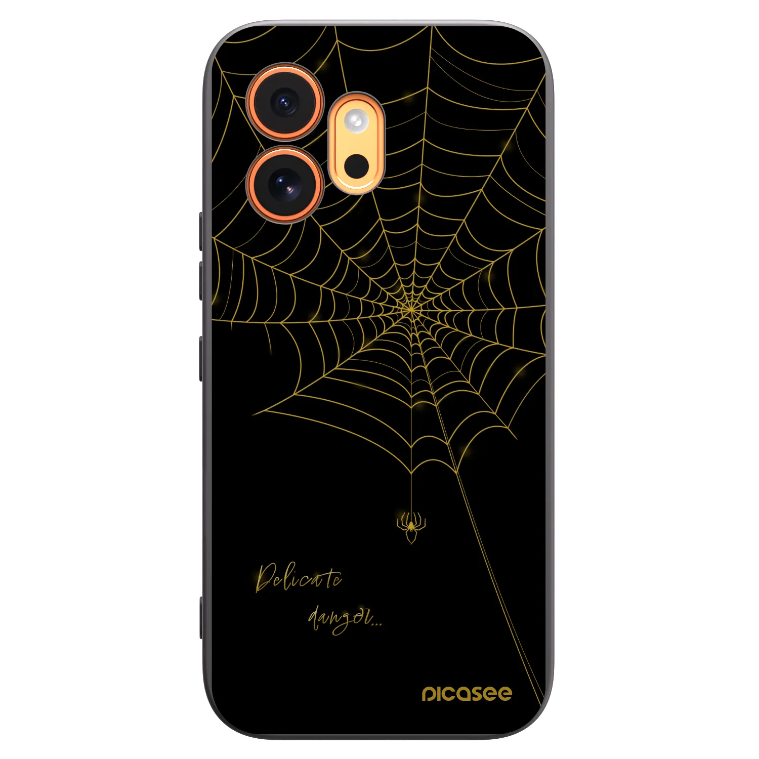 Picasee silikonski črni ovitek za Honor 600 - Delicate danger