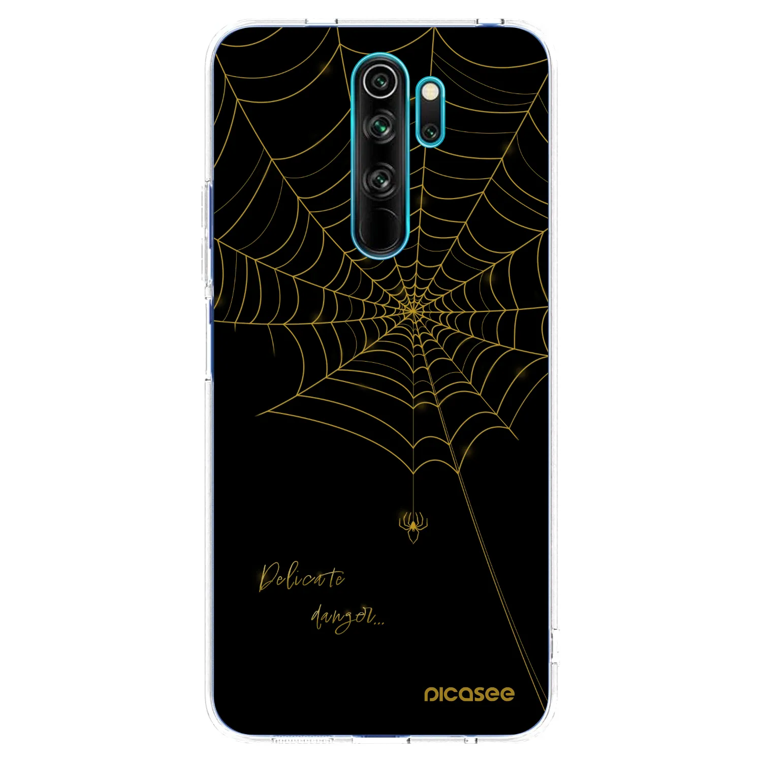 Picasee silikonski prozorni ovitek za Xiaomi Redmi Note 8 Pro - Delicate danger