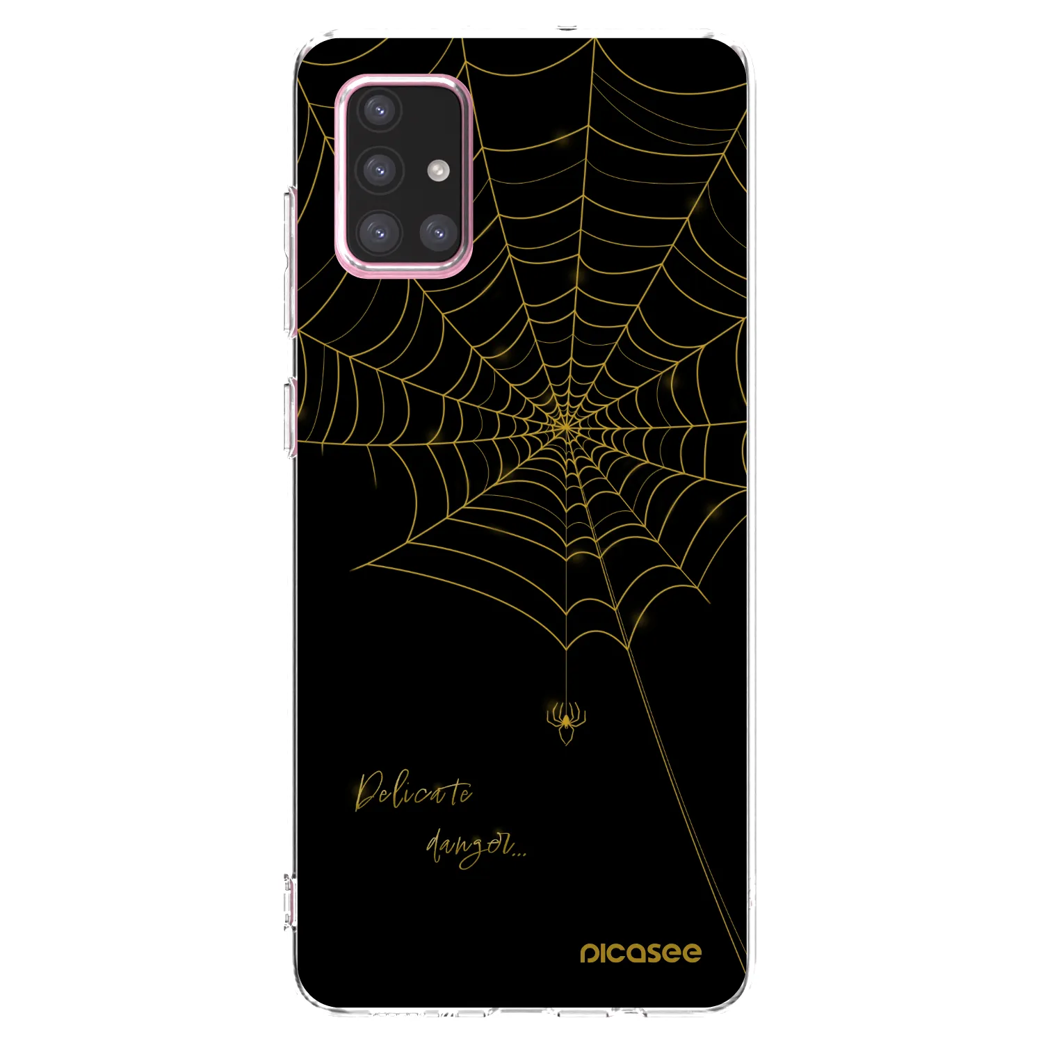 Picasee silikonski prozorni ovitek za Samsung Galaxy A71 A715F - Delicate danger