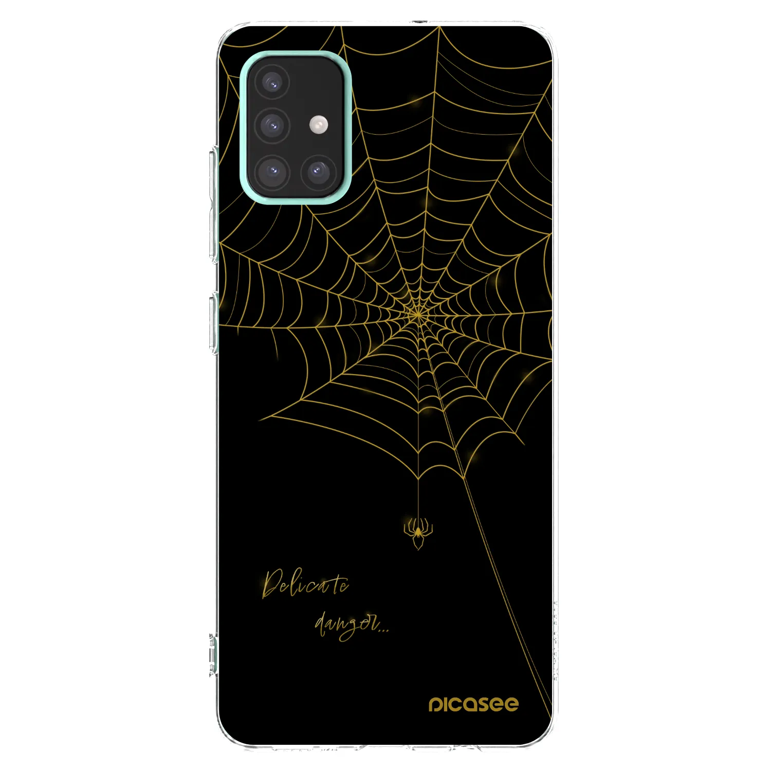 Picasee silikonski prozorni ovitek za Samsung Galaxy A51 A515F - Delicate danger