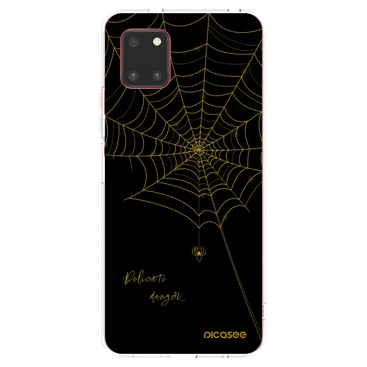 Picasee silikonski prozorni ovitek za Samsung Galaxy Note 10 Lite N770F - Delicate danger