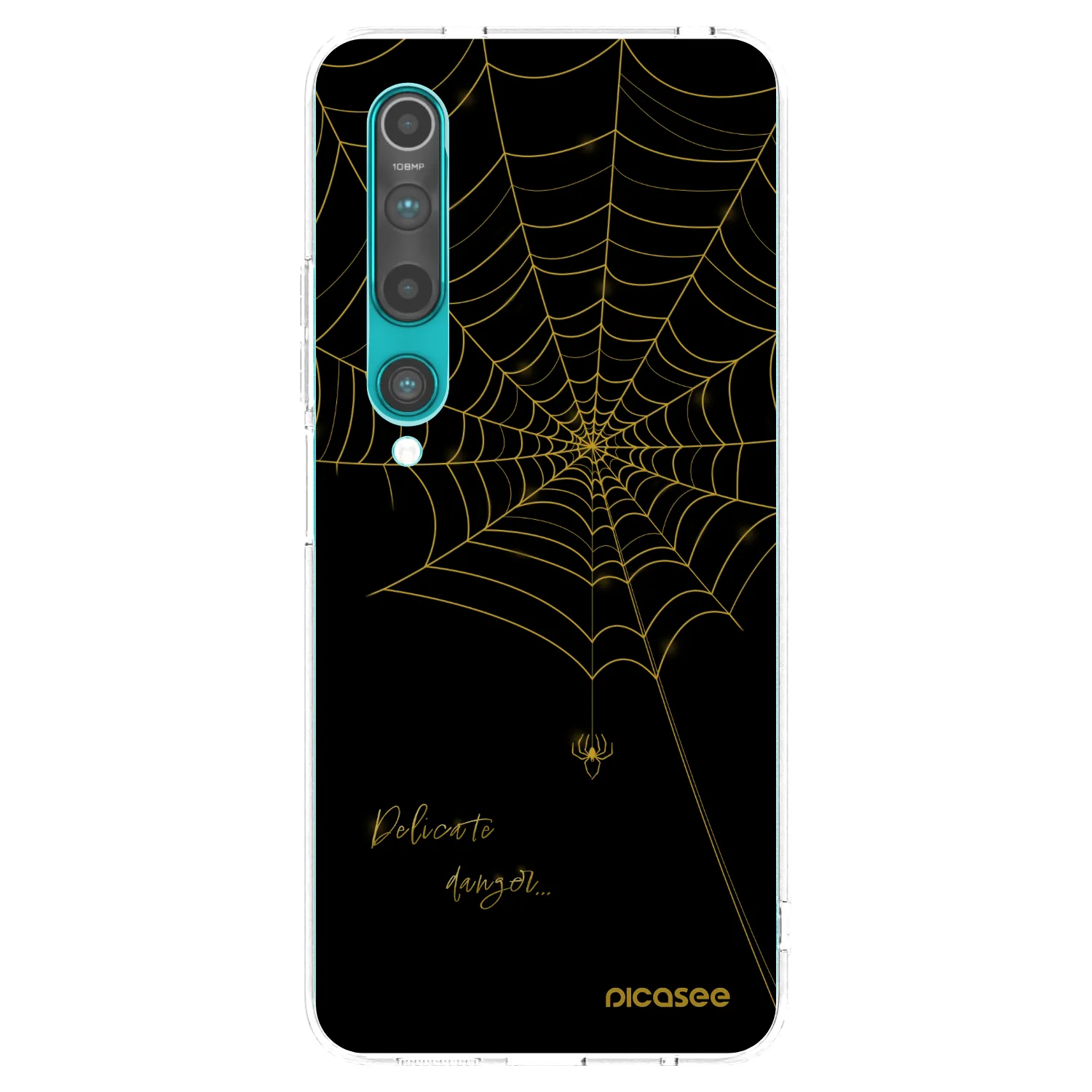 Picasee silikonski prozorni ovitek za Xiaomi Mi 10 - Delicate danger
