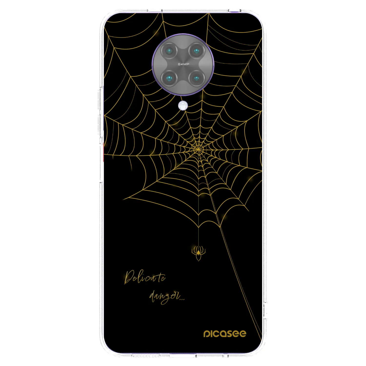 Picasee silikonski prozorni ovitek za Xiaomi Poco F2 Pro - Delicate danger