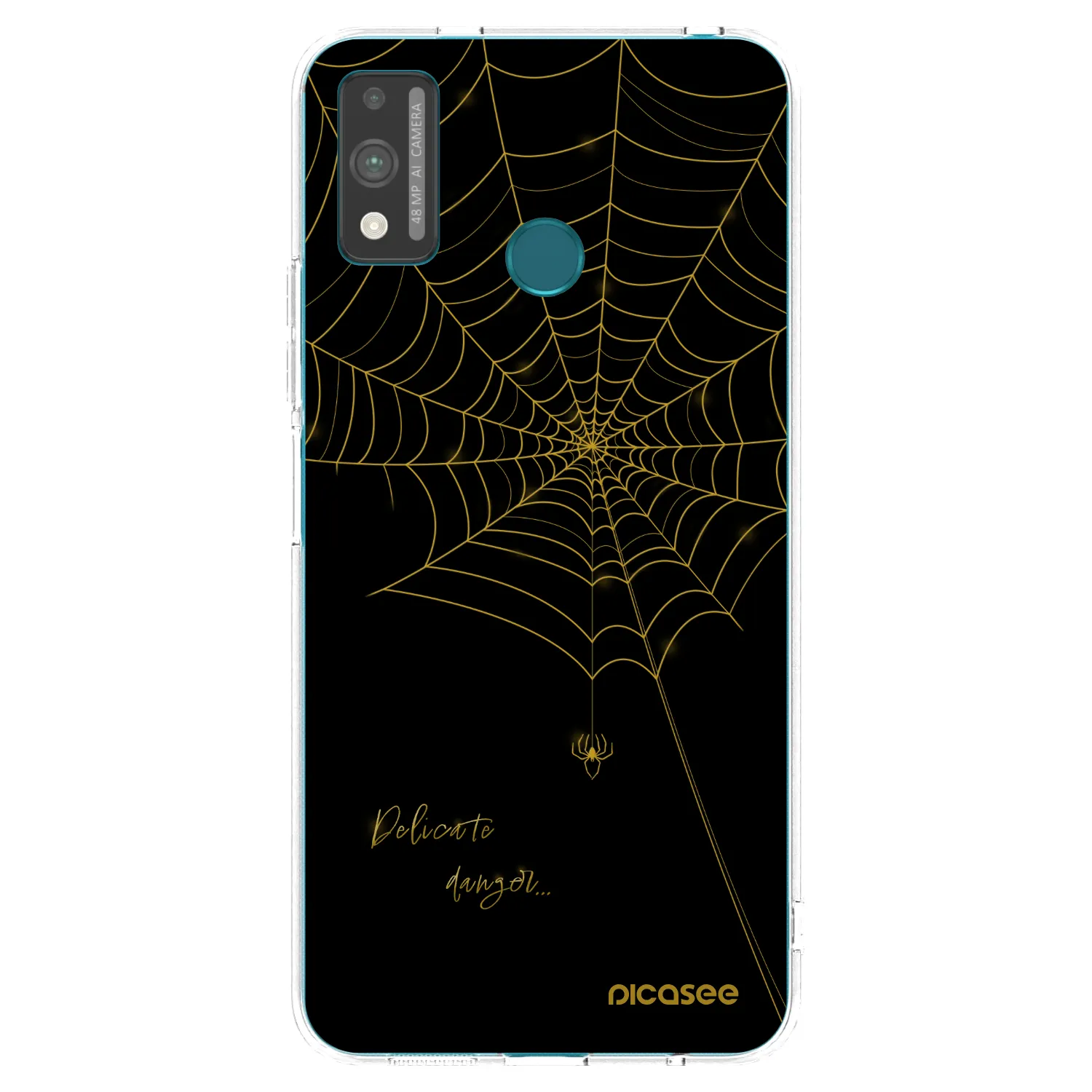 Picasee silikonski prozorni ovitek za Honor 9X Lite - Delicate danger