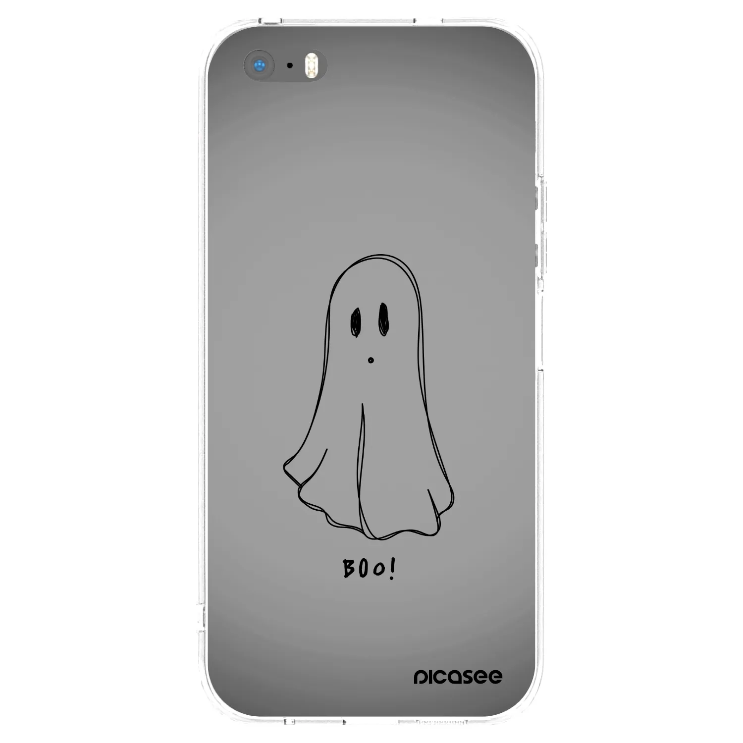 Picasee silikonski prozorni ovitek za Apple iPhone 5/5S/SE - Ghost