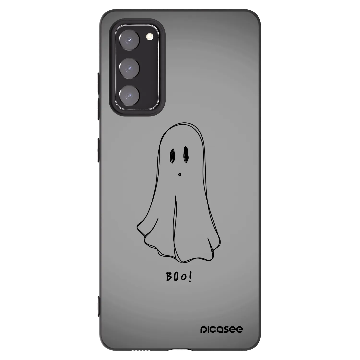 Picasee silikonski črni ovitek za Samsung Galaxy S20 FE - Ghost