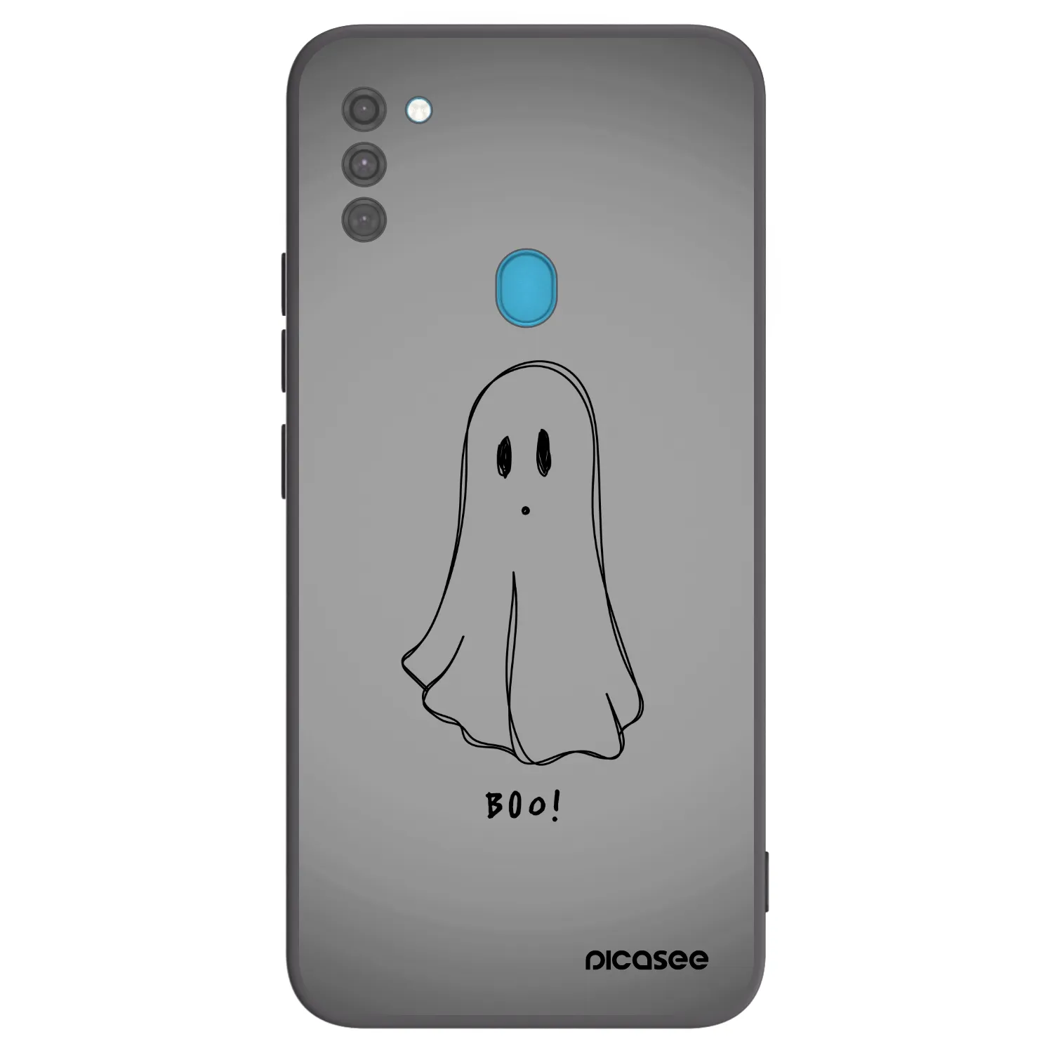 Picasee silikonski črni ovitek za Samsung Galaxy M11 - Ghost