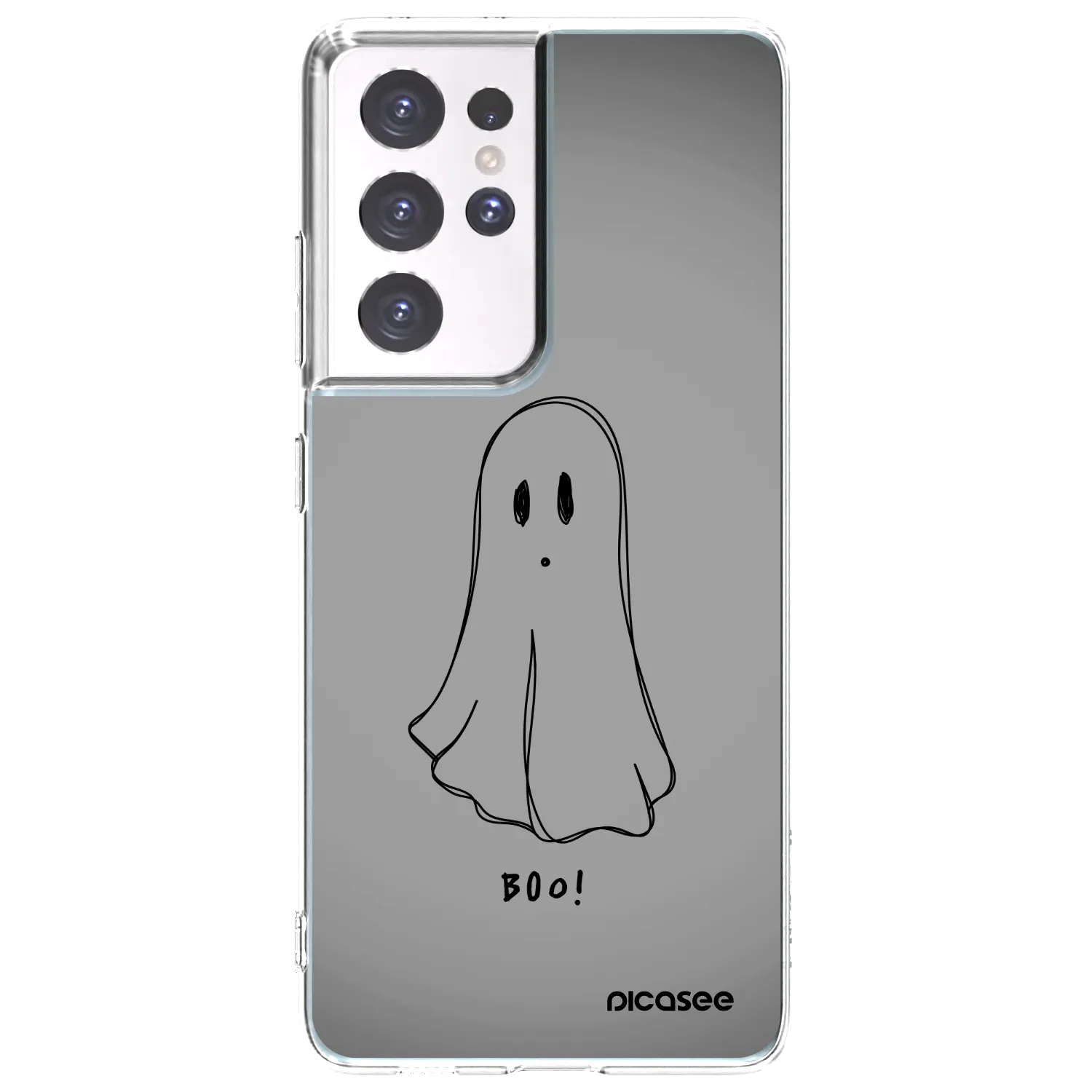 Picasee silikonski prozorni ovitek za Samsung Galaxy S21 Ultra 5G G998B - Ghost