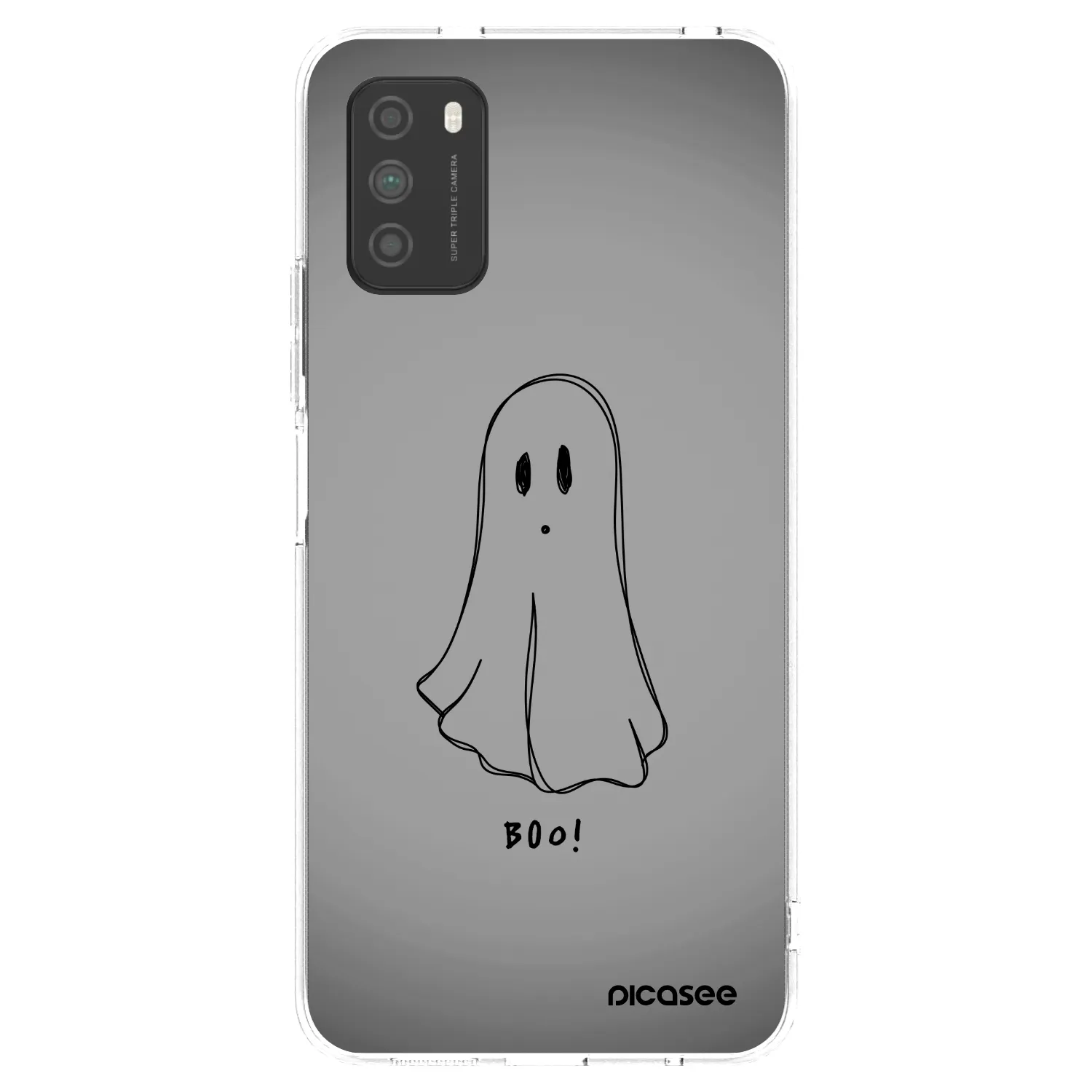 Picasee silikonski prozorni ovitek za Xiaomi Poco M3 - Ghost