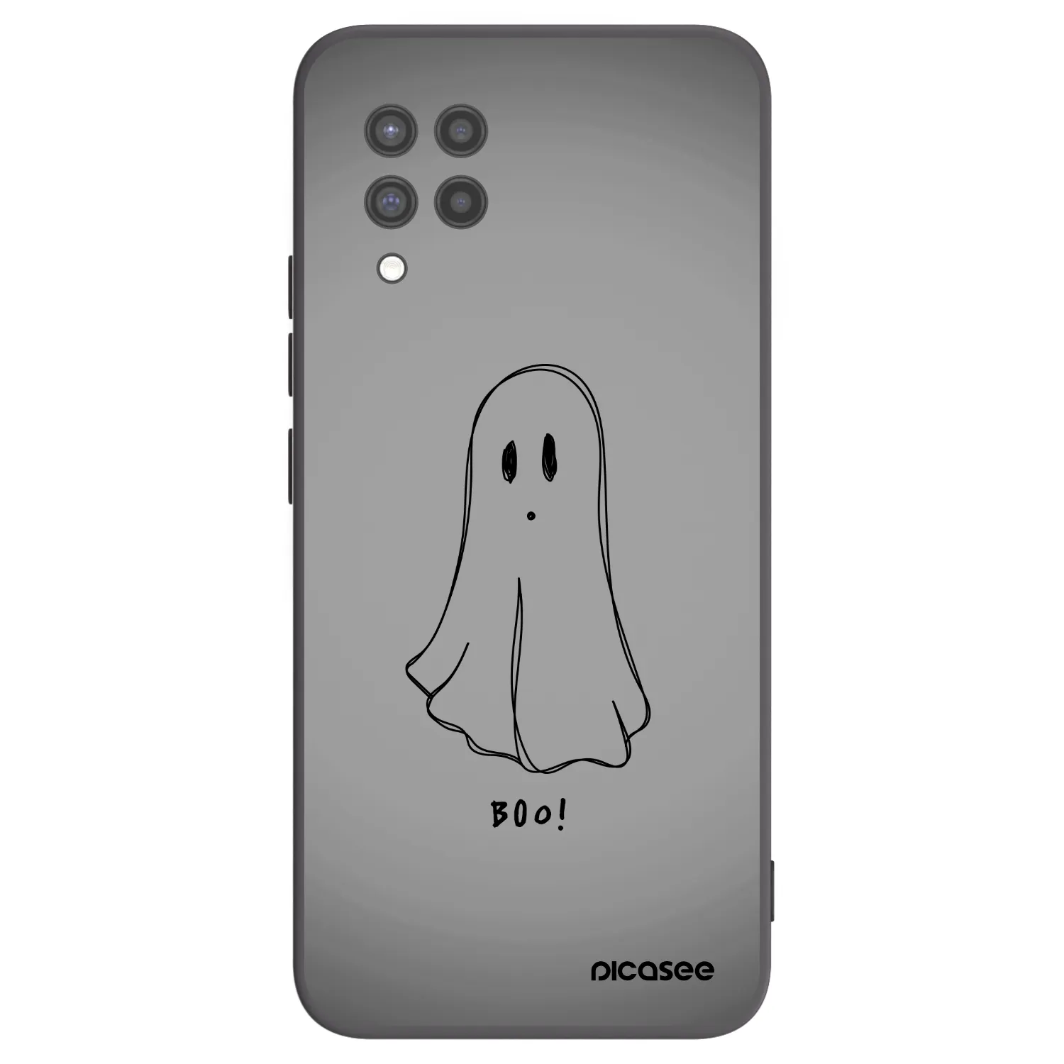 Picasee silikonski črni ovitek za Samsung Galaxy A42 A426B - Ghost