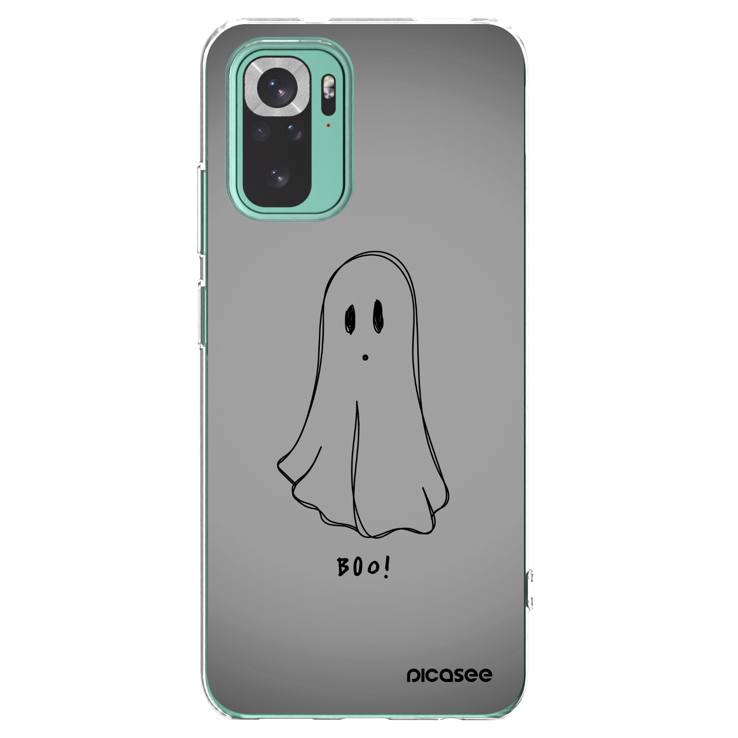 Picasee silikonski prozorni ovitek za Xiaomi Redmi Note 10 Pro - Ghost