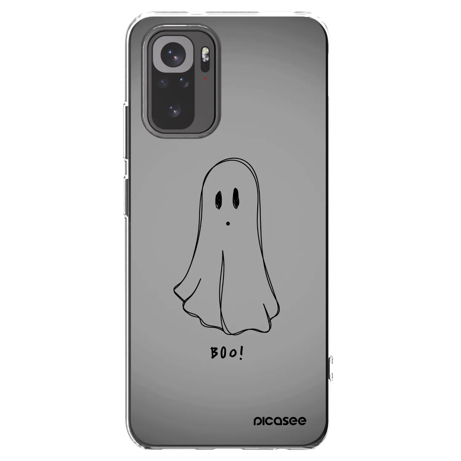 Picasee silikonski prozorni ovitek za Xiaomi Redmi Note 10S - Ghost