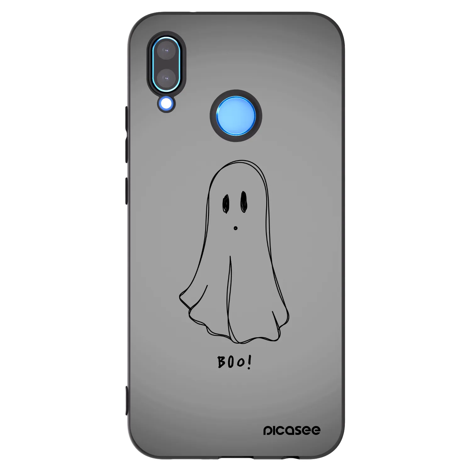 Picasee silikonski črni ovitek za Huawei P20 Lite - Ghost