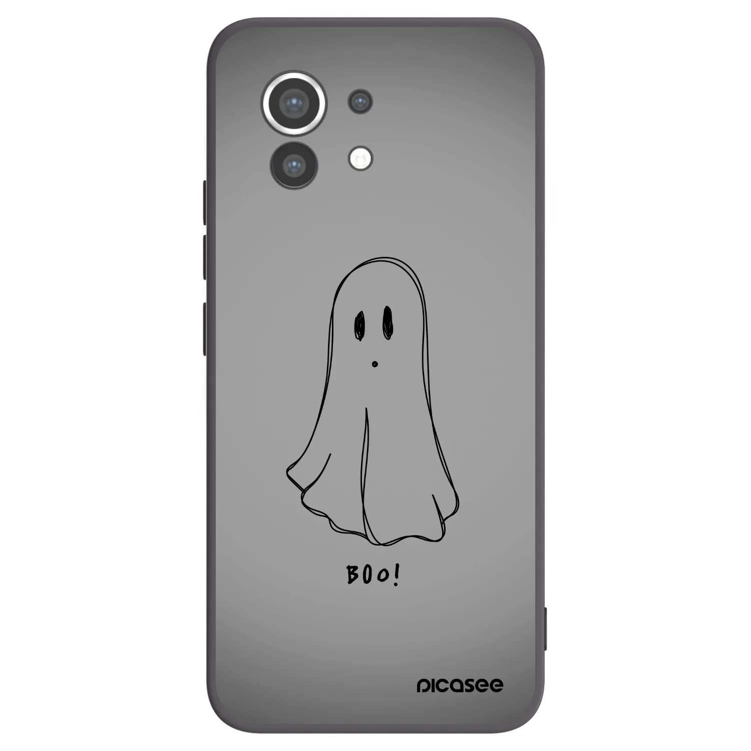 Picasee silikonski črni ovitek za Xiaomi Mi 11 - Ghost