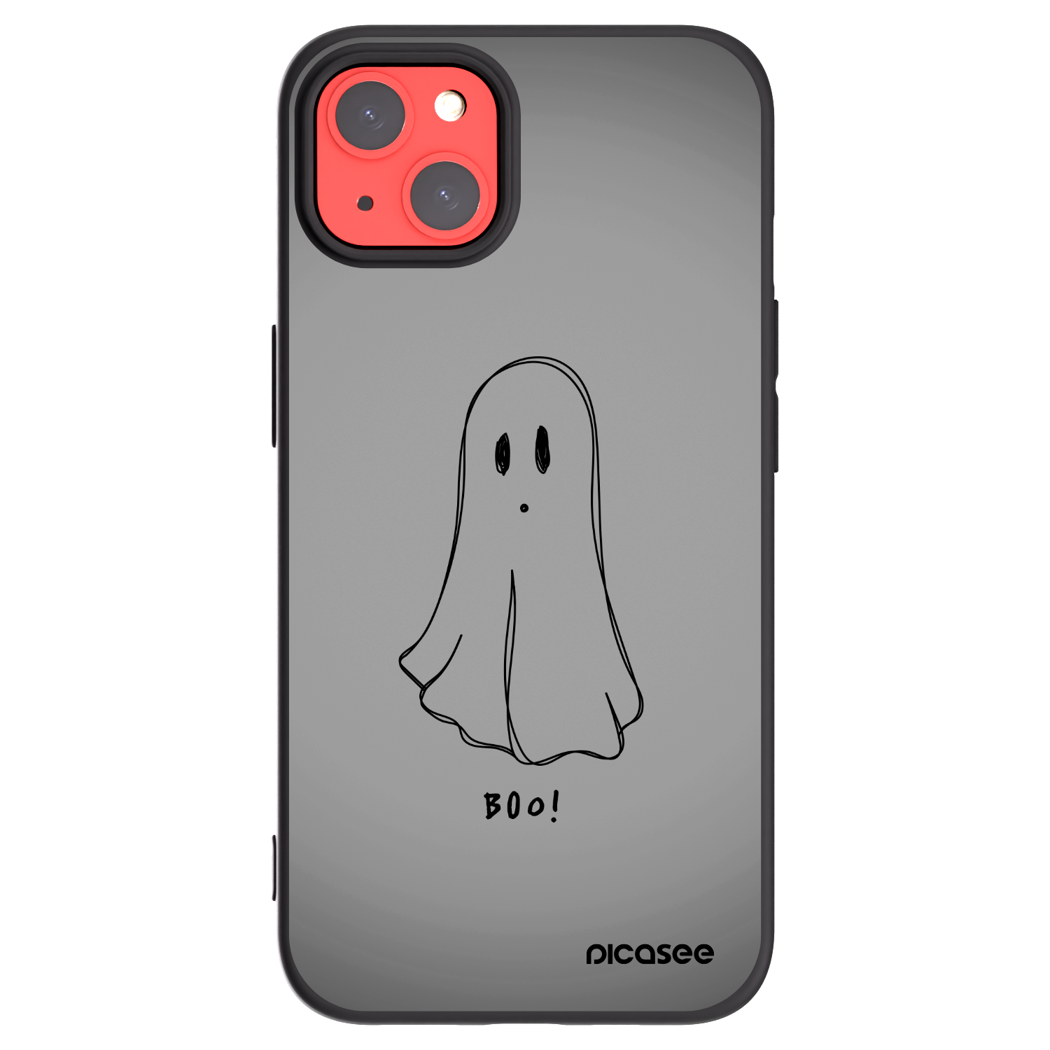 Picasee silikonski črni ovitek za Apple iPhone 13 - Ghost