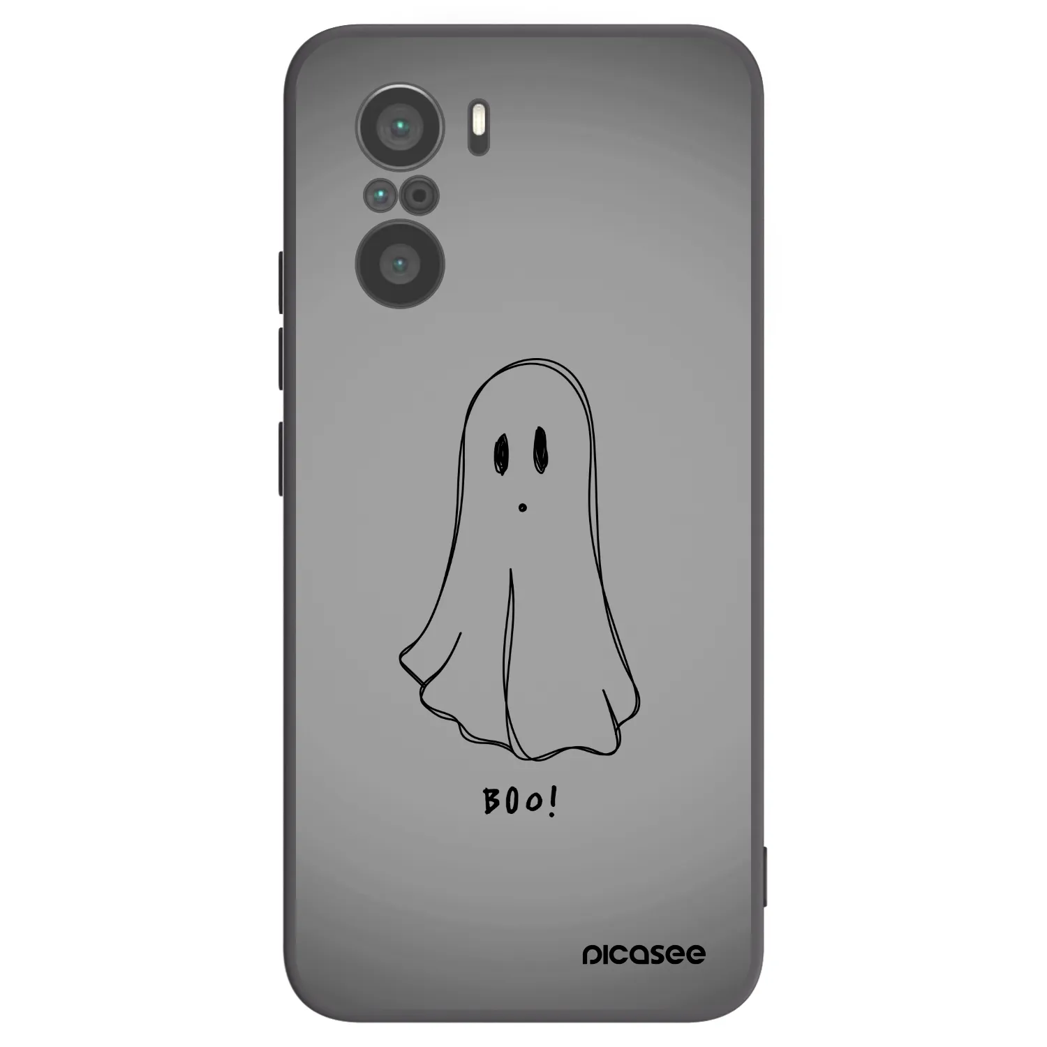 Picasee silikonski črni ovitek za Xiaomi Poco F3 - Ghost