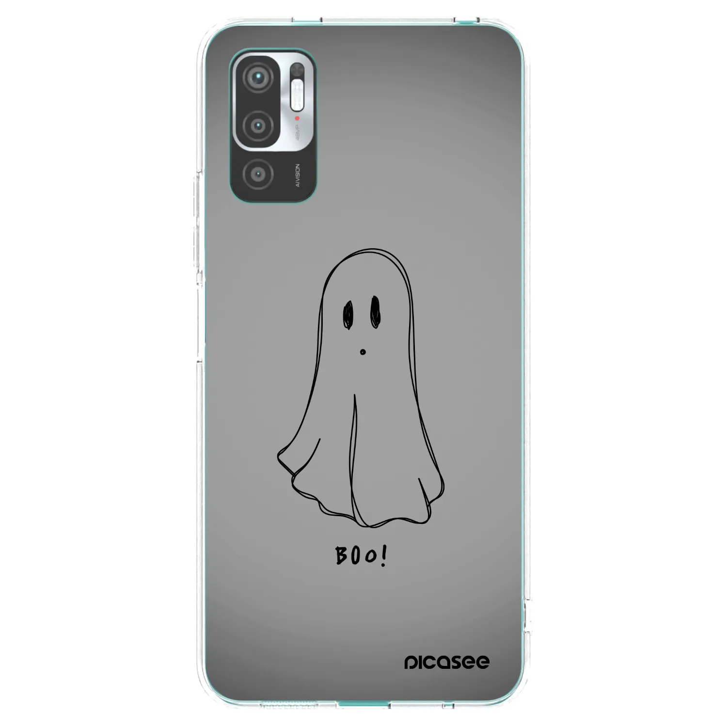 Picasee silikonski prozorni ovitek za Xiaomi Redmi Note 10 5G - Ghost