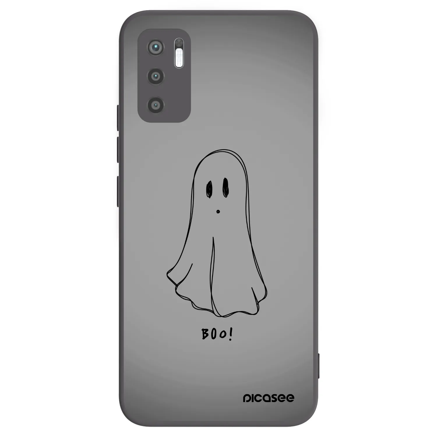 Picasee silikonski črni ovitek za Xiaomi Redmi Note 10 5G - Ghost