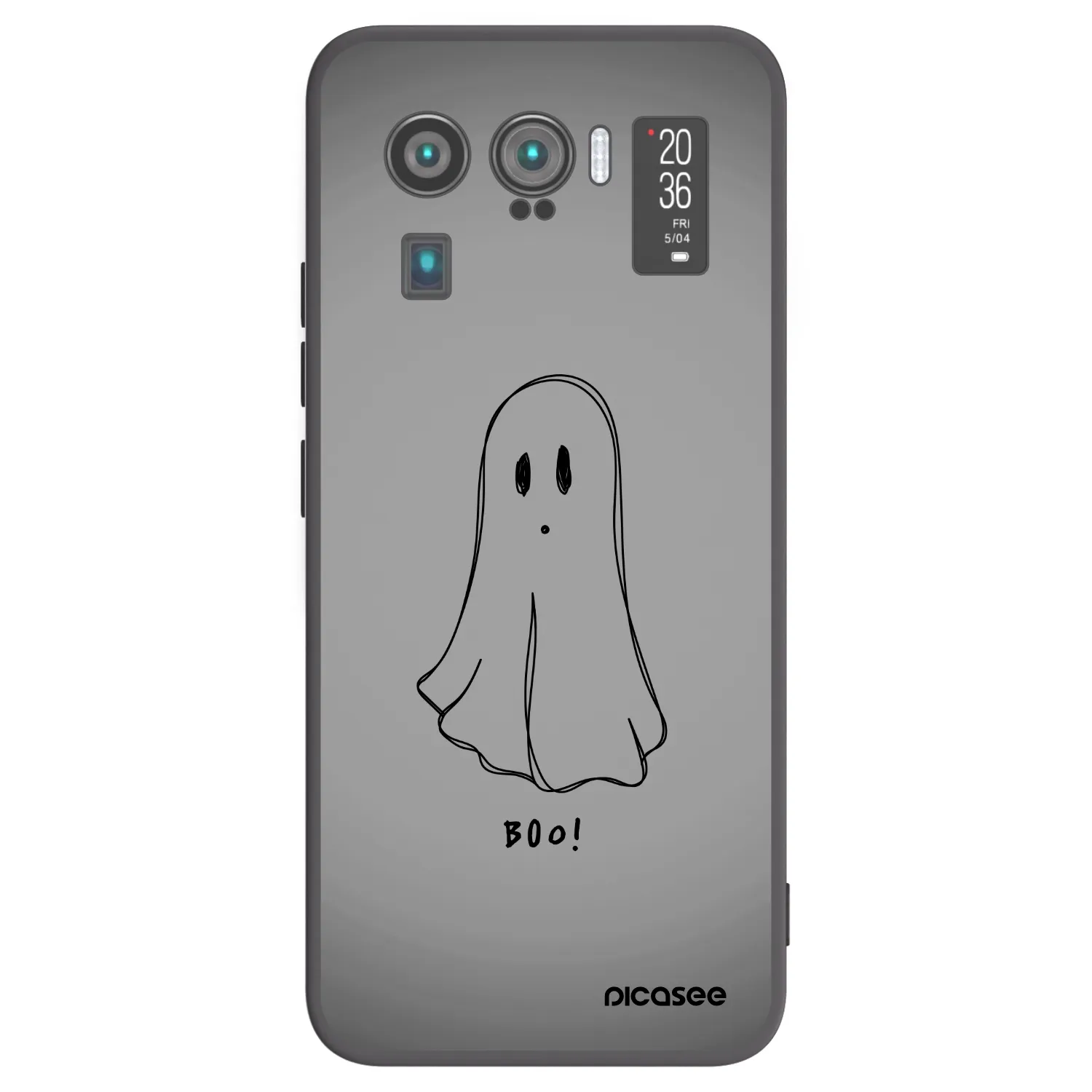 Picasee silikonski črni ovitek za Xiaomi Mi 11 Ultra - Ghost