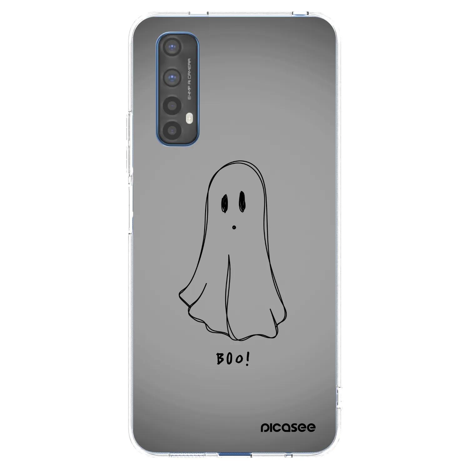 Picasee silikonski prozorni ovitek za Realme 7 - Ghost
