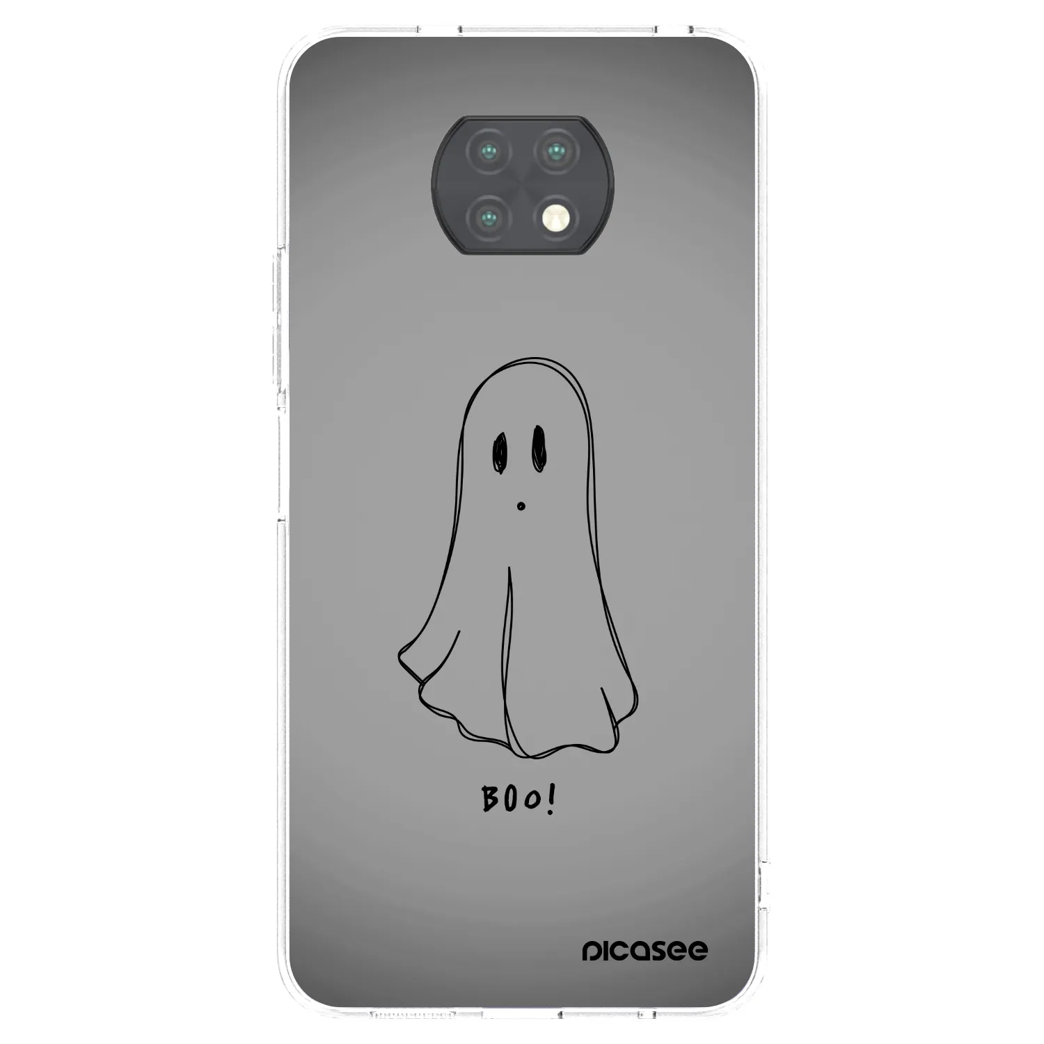 Picasee silikonski prozorni ovitek za Xiaomi Redmi Note 9T - Ghost