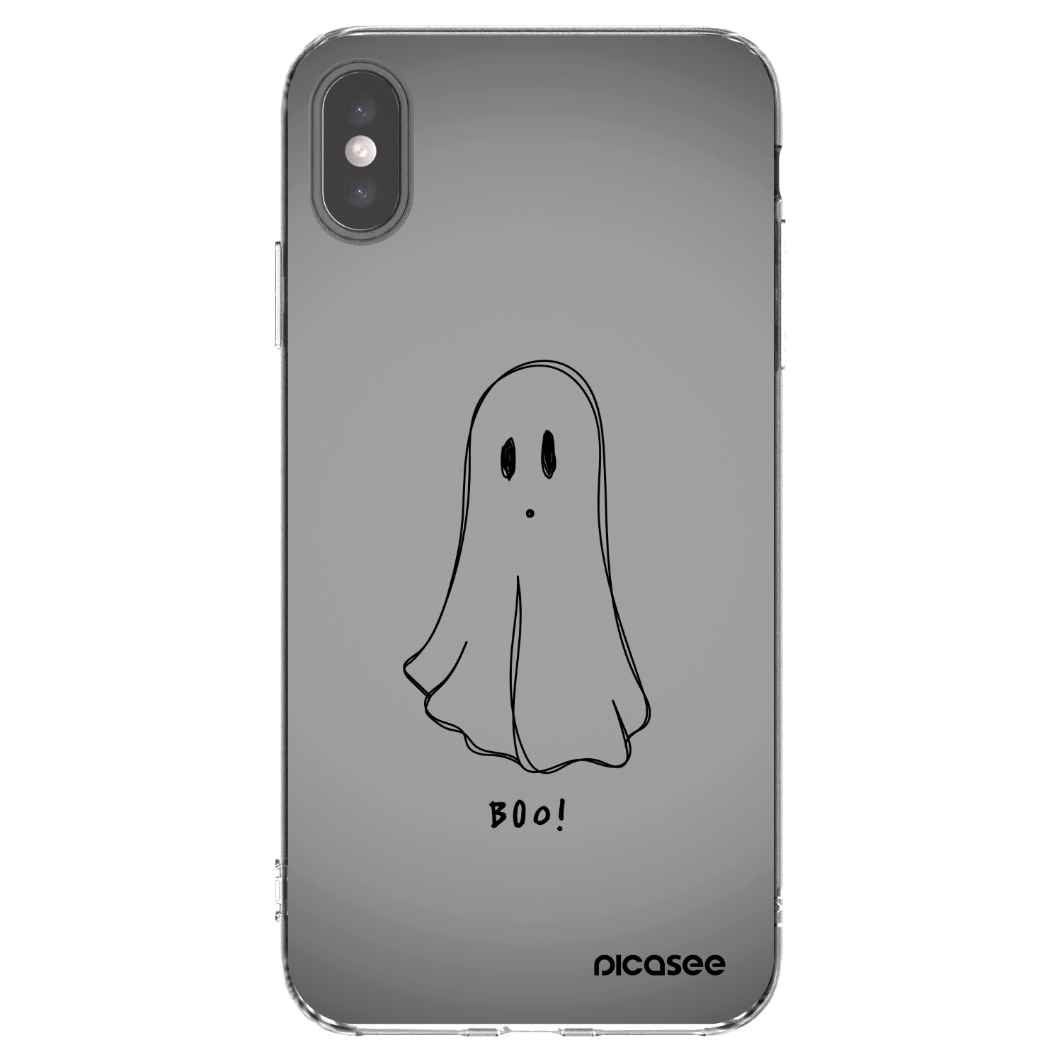 Picasee silikonski prozorni ovitek za Apple iPhone XS Max - Ghost