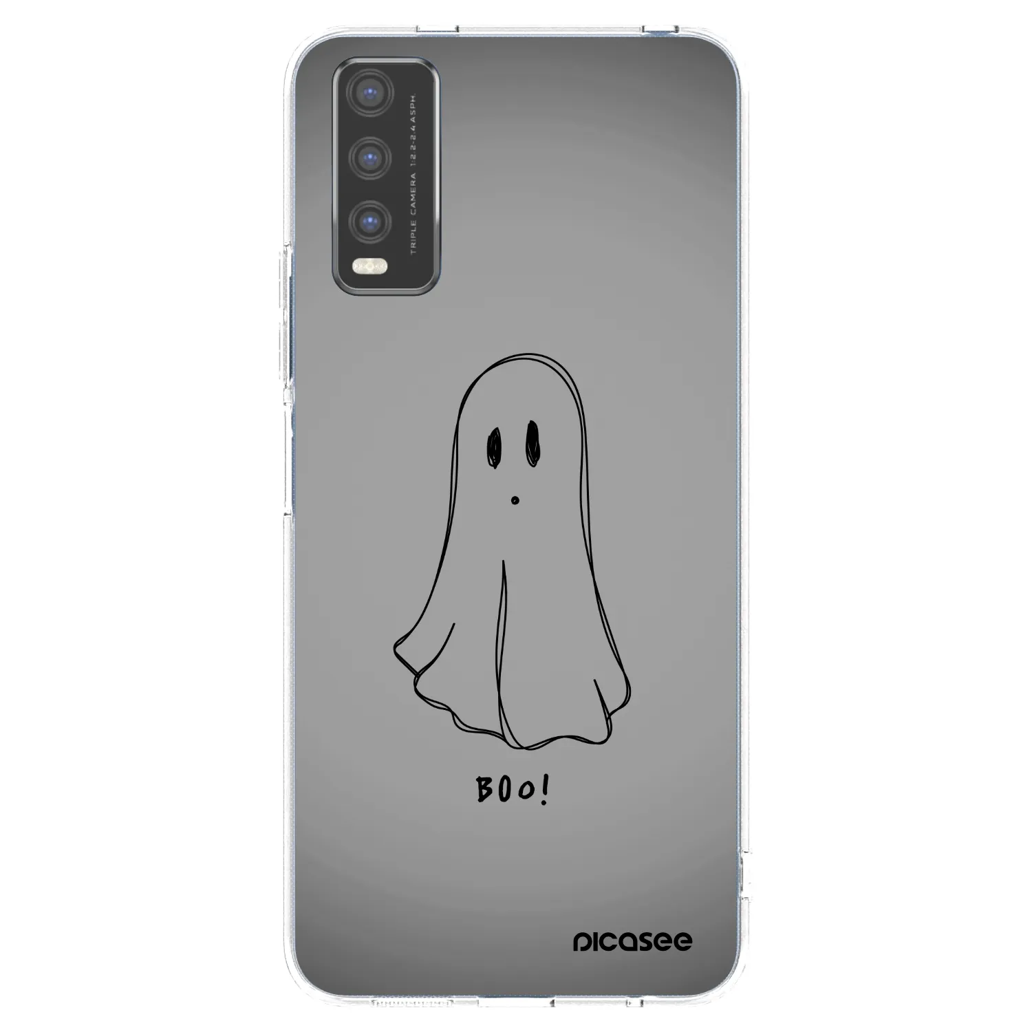 Picasee silikonski prozorni ovitek za Vivo Y20s - Ghost