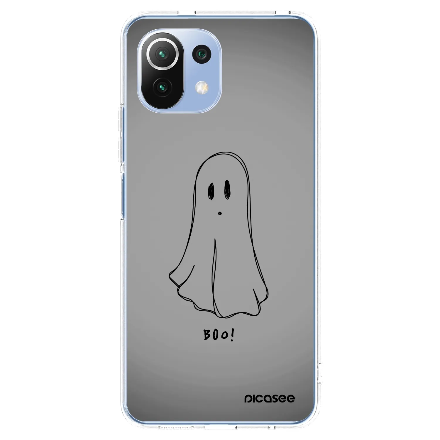Picasee silikonski prozorni ovitek za Xiaomi 11 Lite 5G NE - Ghost