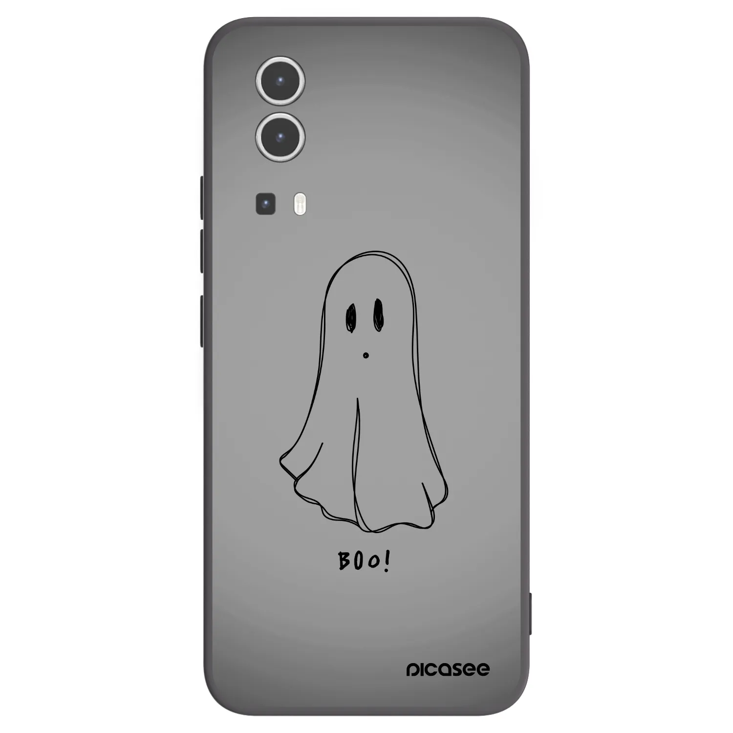 Picasee silikonski črni ovitek za Vivo Y72 5G - Ghost